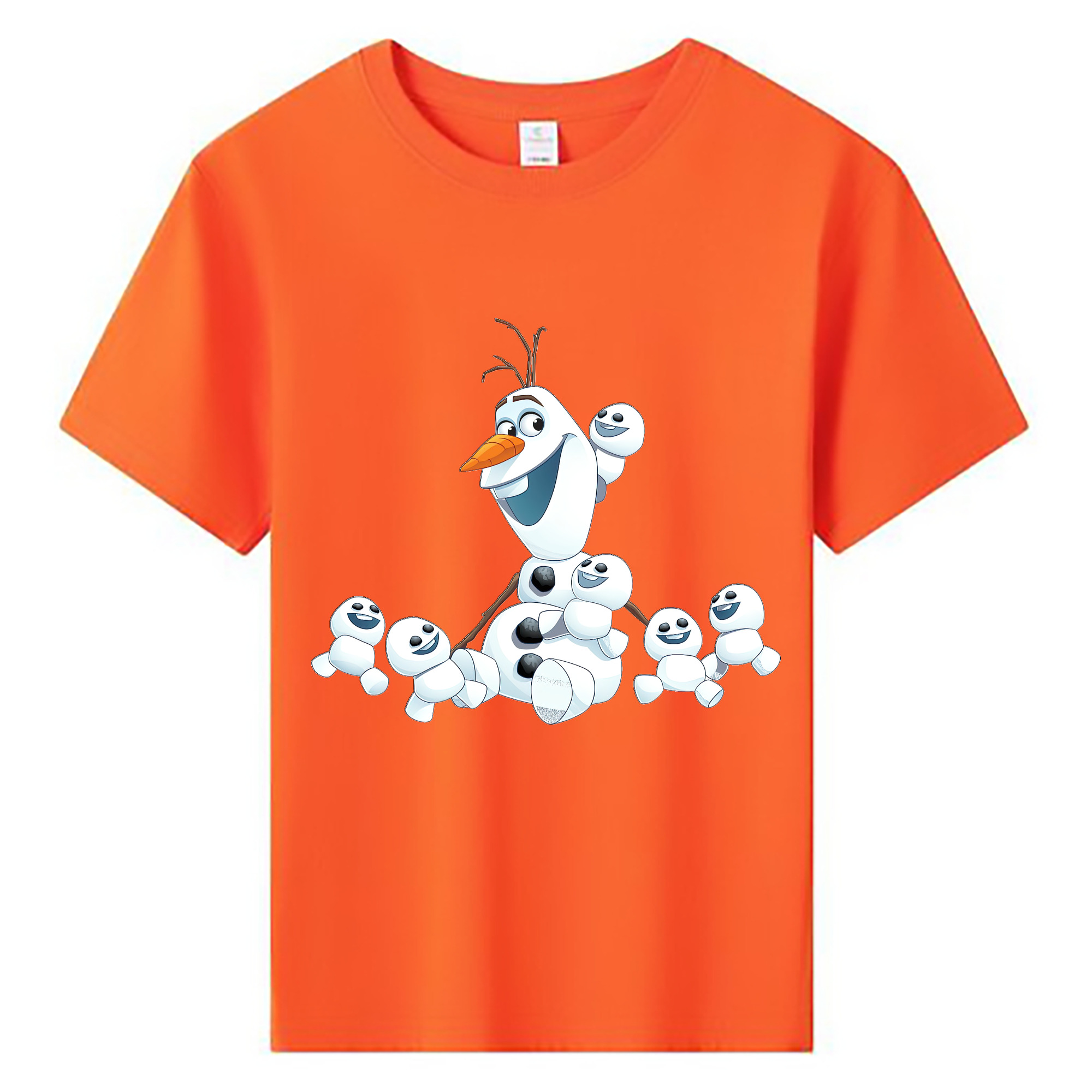 （画像用） アナと雪の女王 アンナ エルサ Frozen Anna Elsa 綿100％キッズTシャツ（フロントプリント）