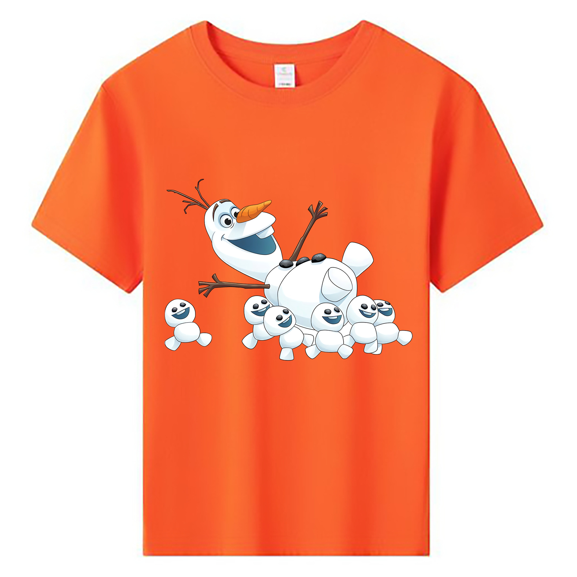 （画像用） アナと雪の女王 アンナ エルサ Frozen Anna Elsa 綿100％キッズTシャツ（フロントプリント）