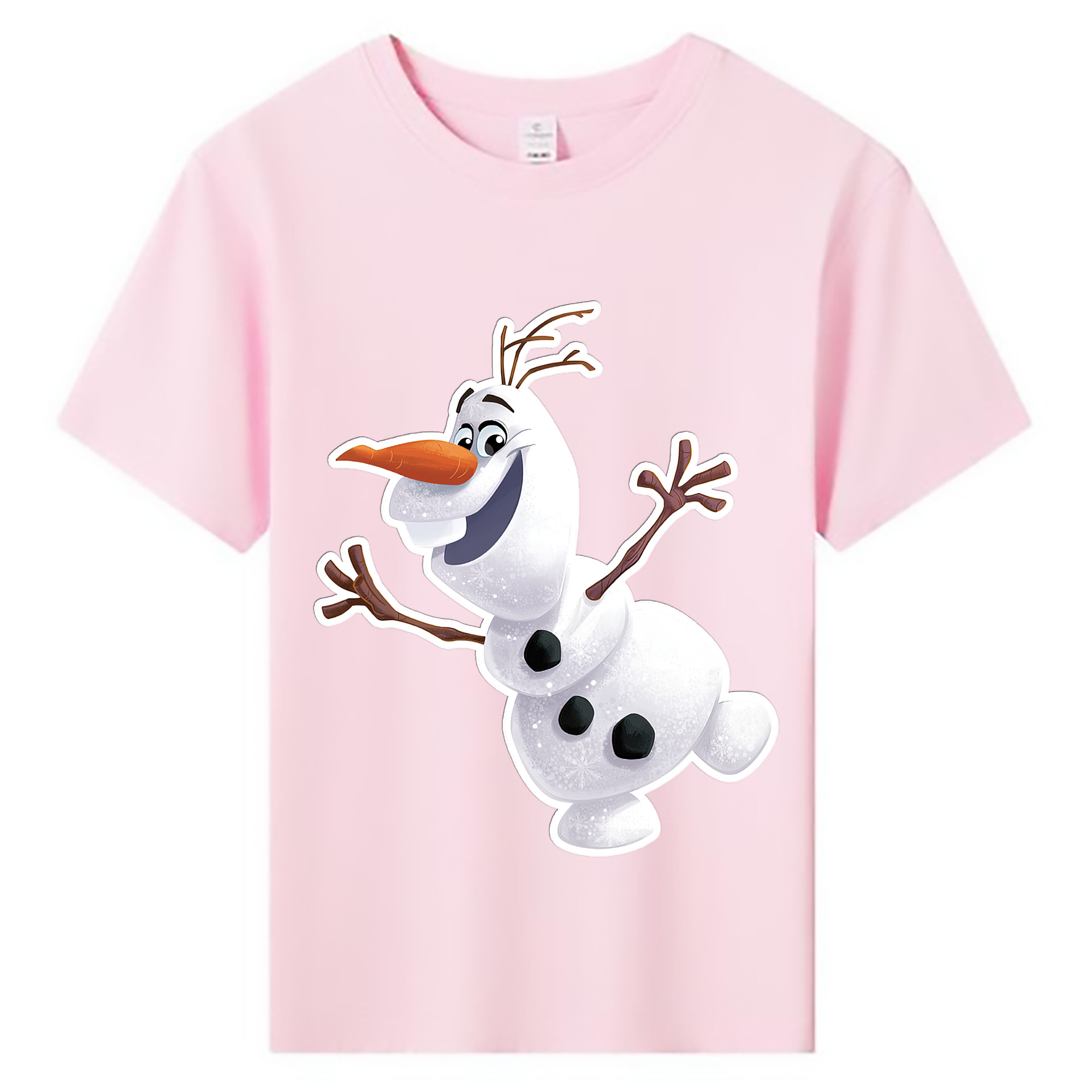 （画像用） アナと雪の女王 アンナ エルサ Frozen Anna Elsa 綿100％キッズTシャツ（フロントプリント）