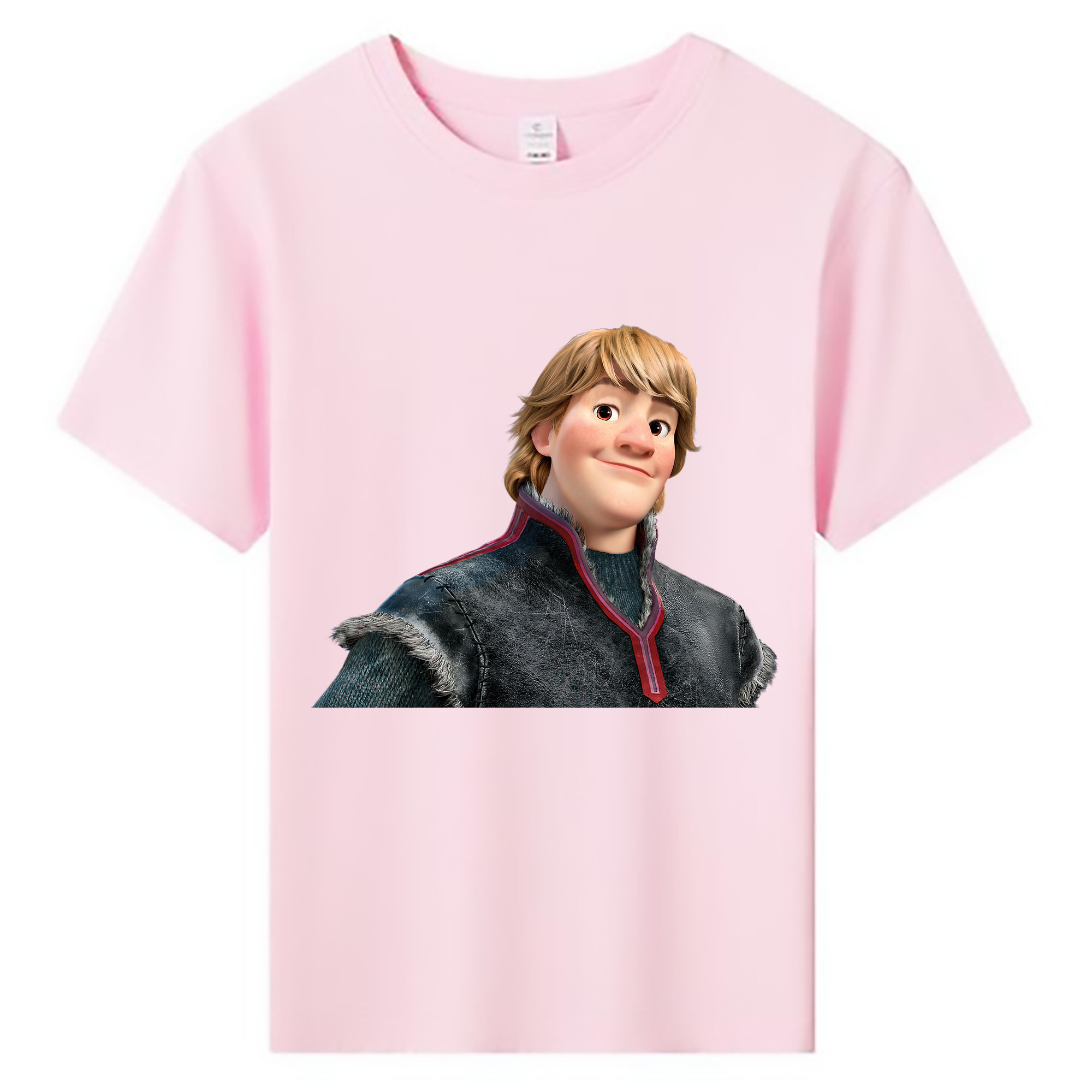 （画像用） アナと雪の女王 アンナ エルサ Frozen Anna Elsa 綿100％キッズTシャツ（フロントプリント）