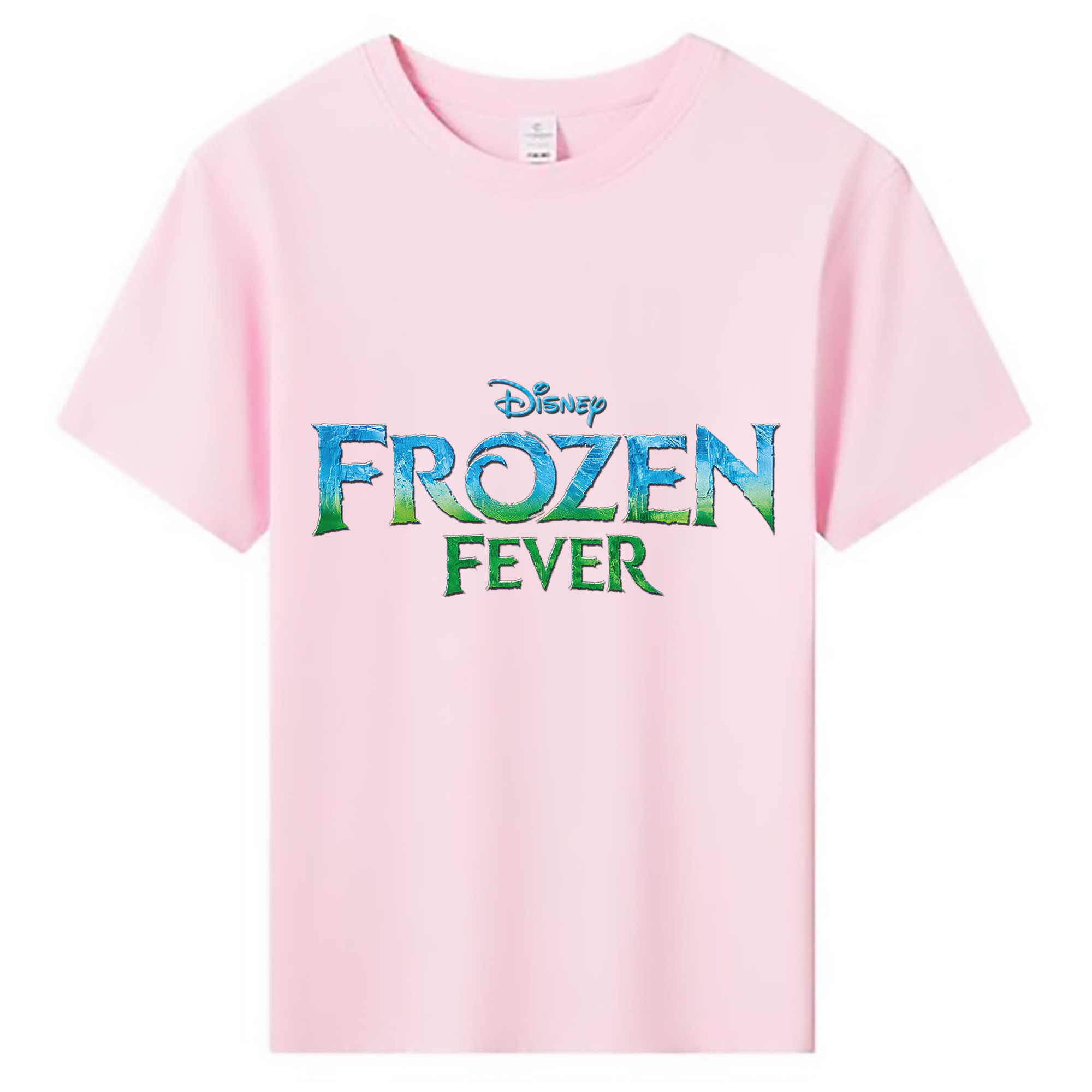 （画像用） アナと雪の女王 アンナ エルサ Frozen Anna Elsa 綿100％キッズTシャツ（フロントプリント）