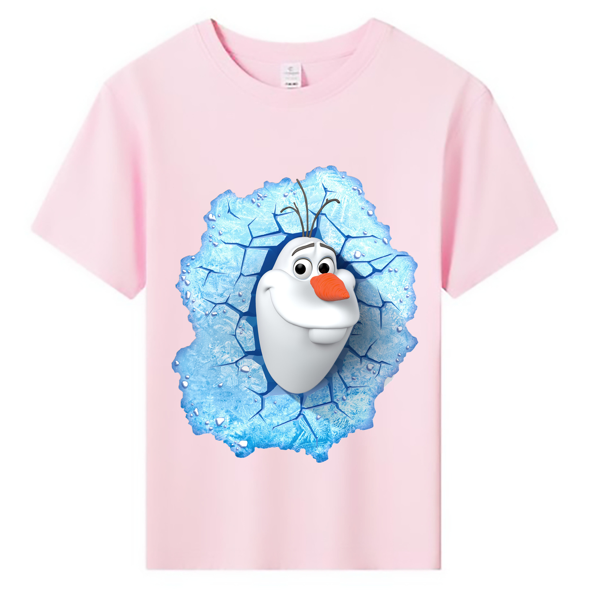 （画像用） アナと雪の女王 アンナ エルサ Frozen Anna Elsa 綿100％キッズTシャツ（フロントプリント）