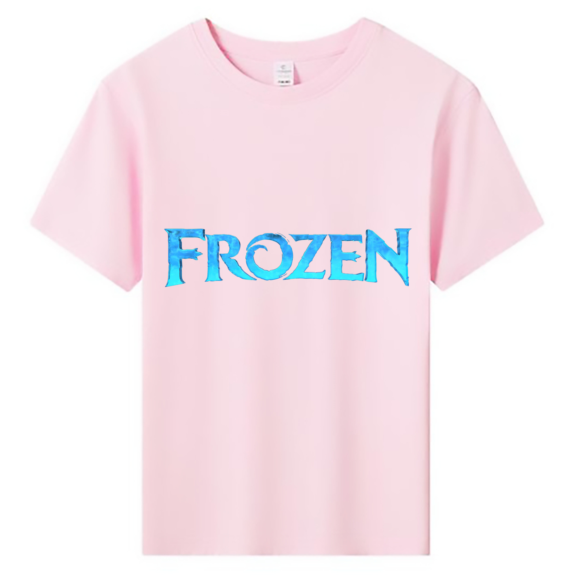 （画像用） アナと雪の女王 アンナ エルサ Frozen Anna Elsa 綿100％キッズTシャツ（フロントプリント）