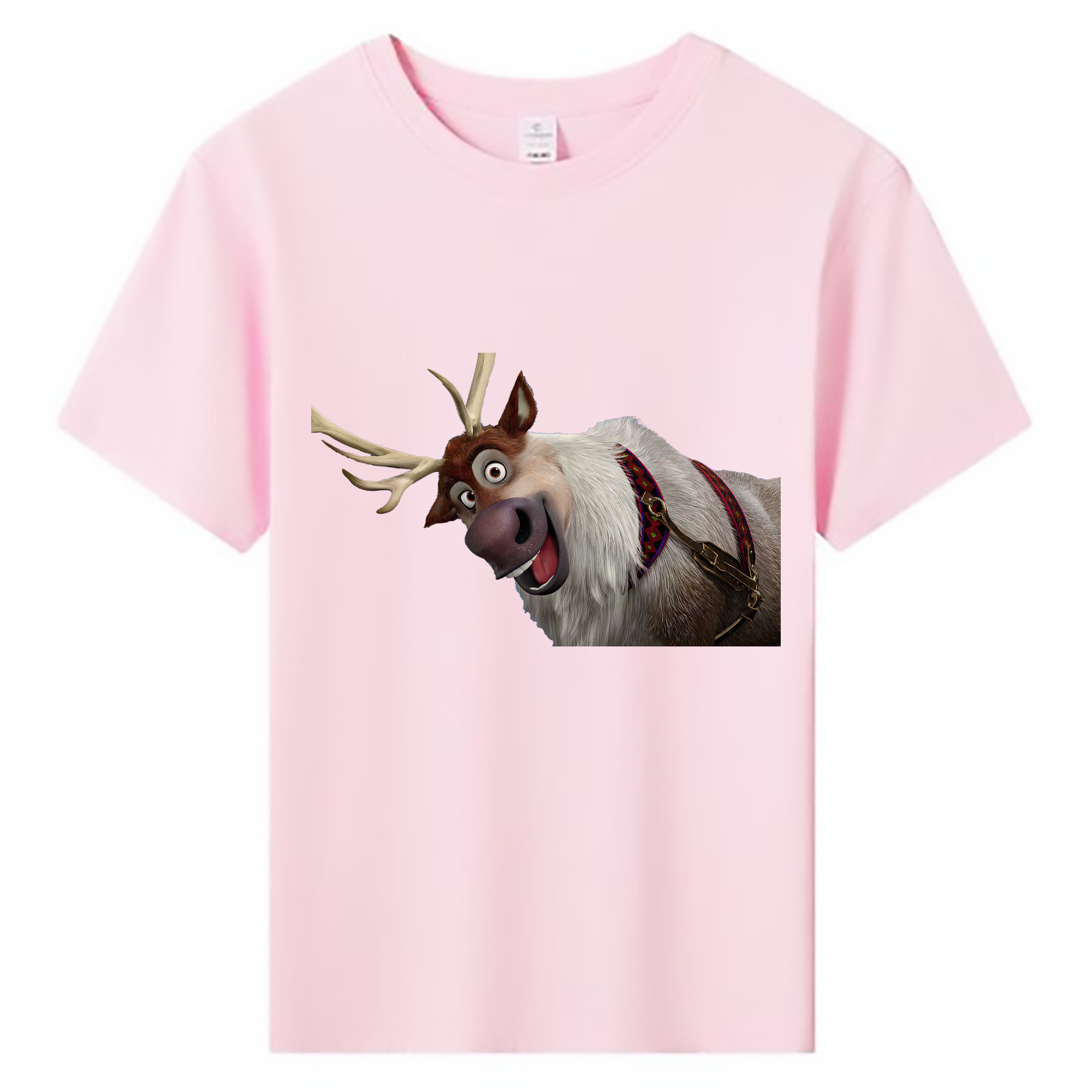 （画像用） アナと雪の女王 アンナ エルサ Frozen Anna Elsa 綿100％キッズTシャツ（フロントプリント）
