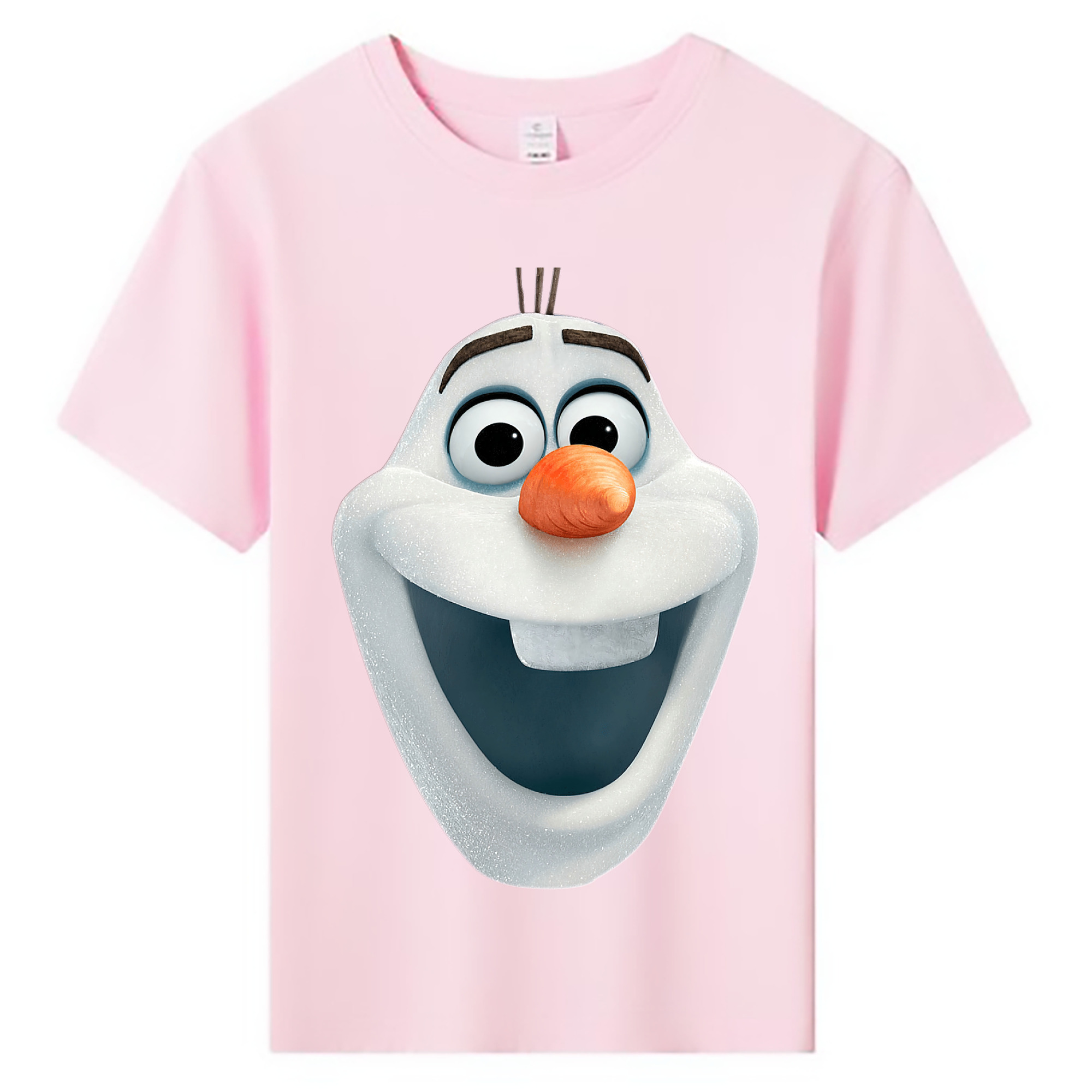 （画像用） アナと雪の女王 アンナ エルサ Frozen Anna Elsa 綿100％キッズTシャツ（フロントプリント）