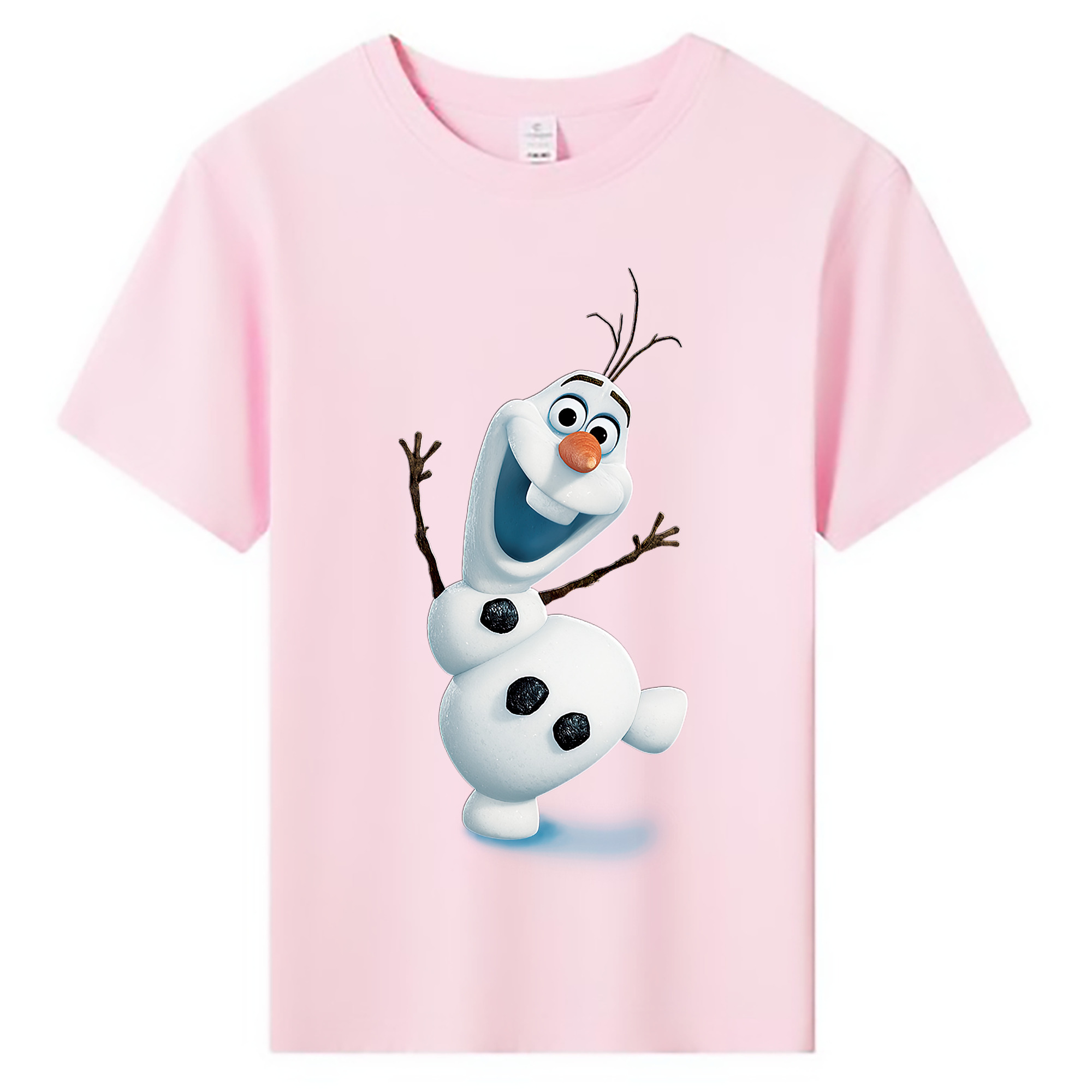 （画像用） アナと雪の女王 アンナ エルサ Frozen Anna Elsa 綿100％キッズTシャツ（フロントプリント）