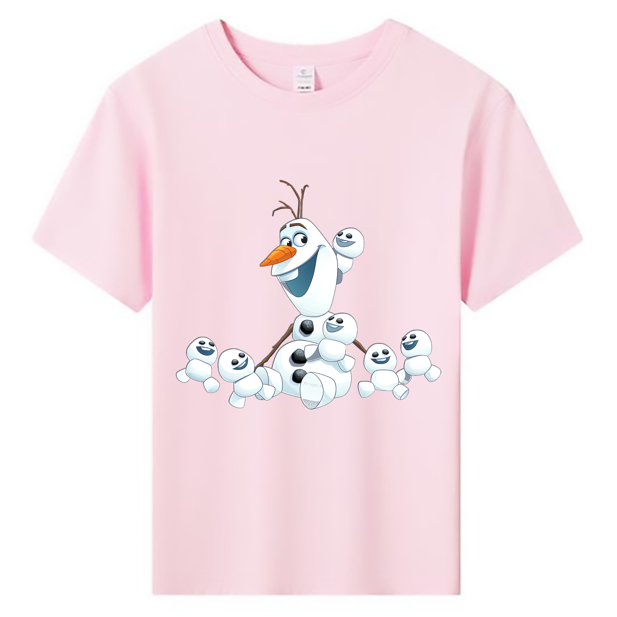 （画像用） アナと雪の女王 アンナ エルサ Frozen Anna Elsa 綿100％キッズTシャツ（フロントプリント）