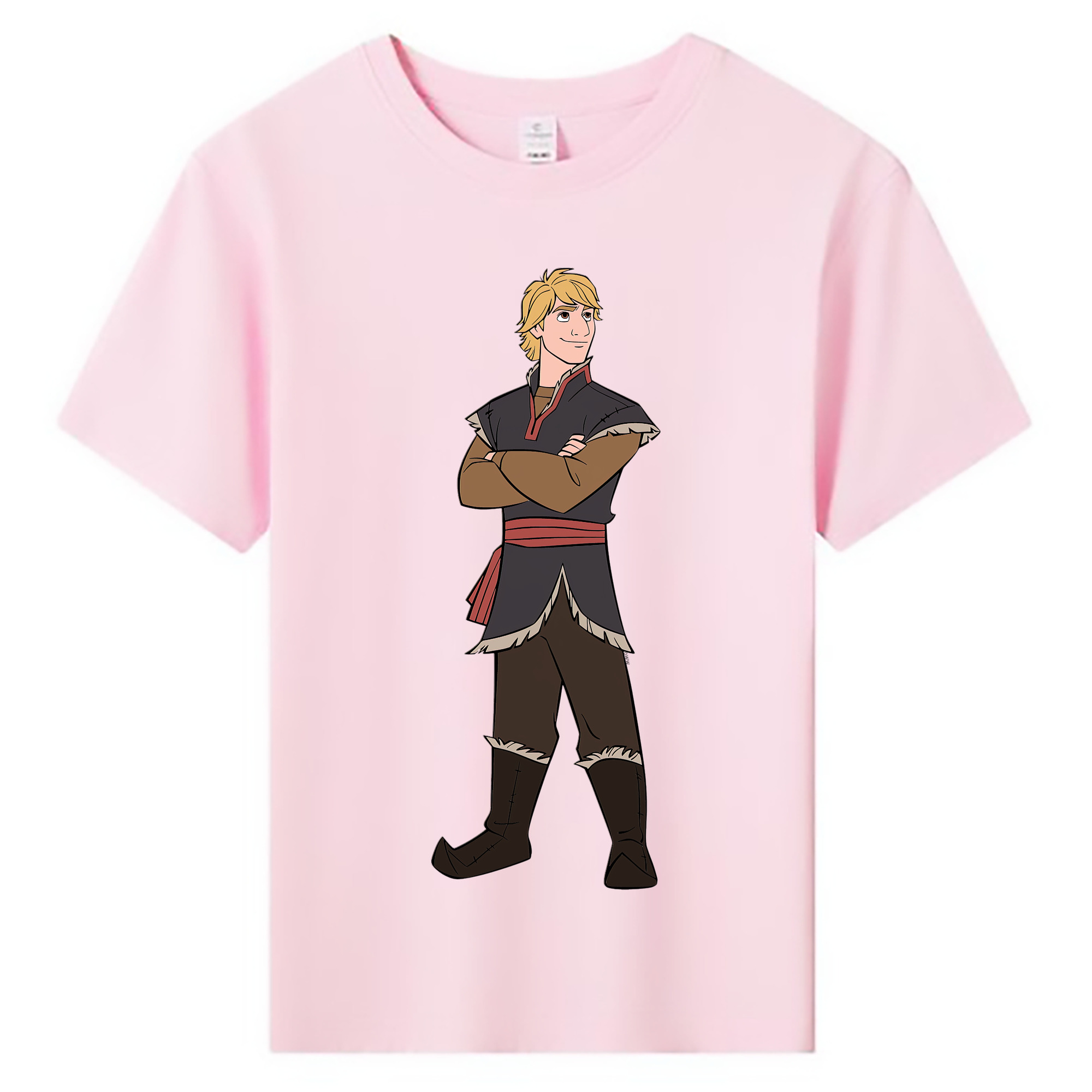 （画像用） アナと雪の女王 アンナ エルサ Frozen Anna Elsa 綿100％キッズTシャツ（フロントプリント）