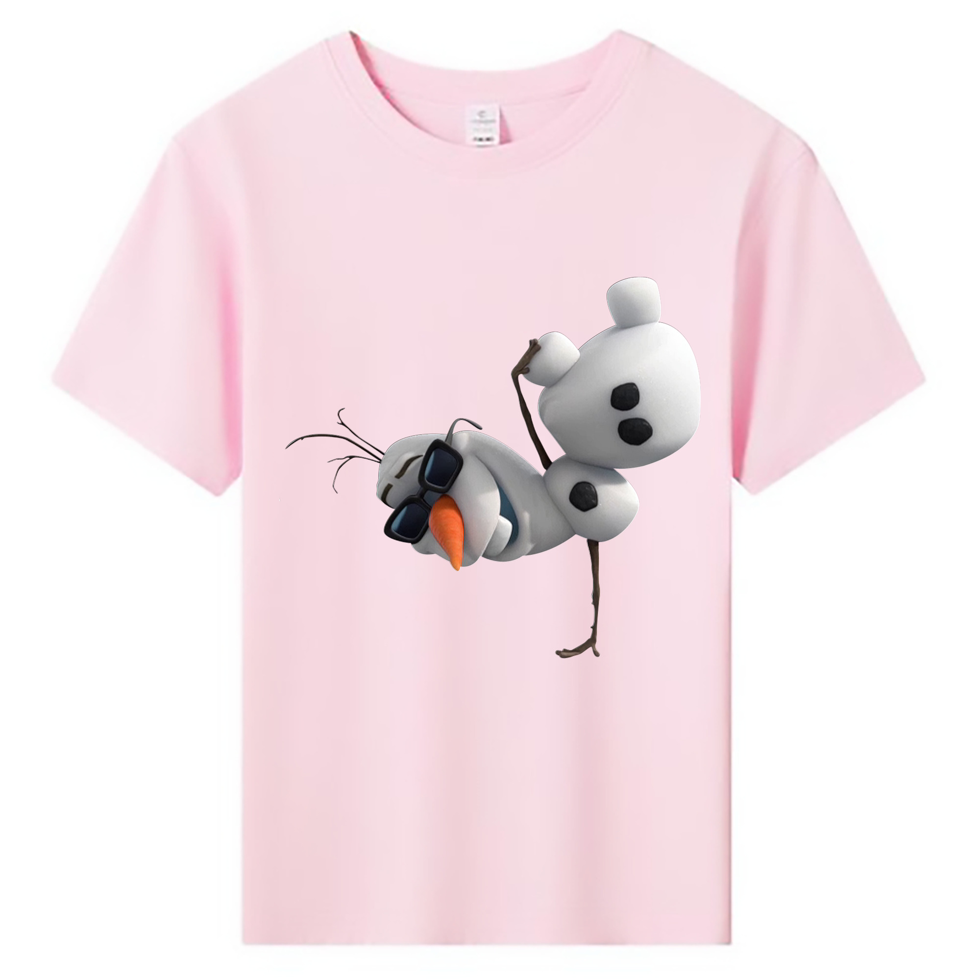 （画像用） アナと雪の女王 アンナ エルサ Frozen Anna Elsa 綿100％キッズTシャツ（フロントプリント）