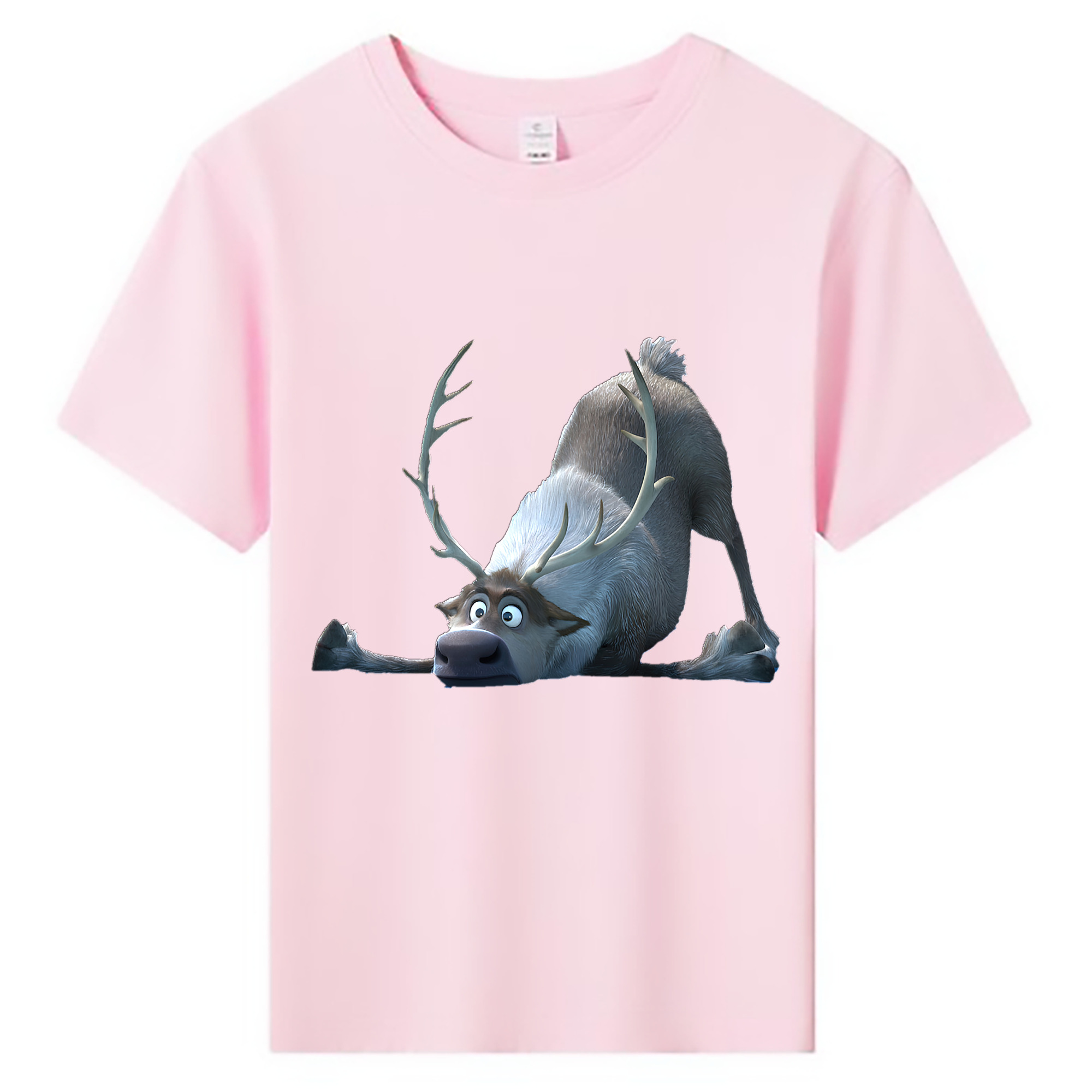 （画像用） アナと雪の女王 アンナ エルサ Frozen Anna Elsa 綿100％キッズTシャツ（フロントプリント）