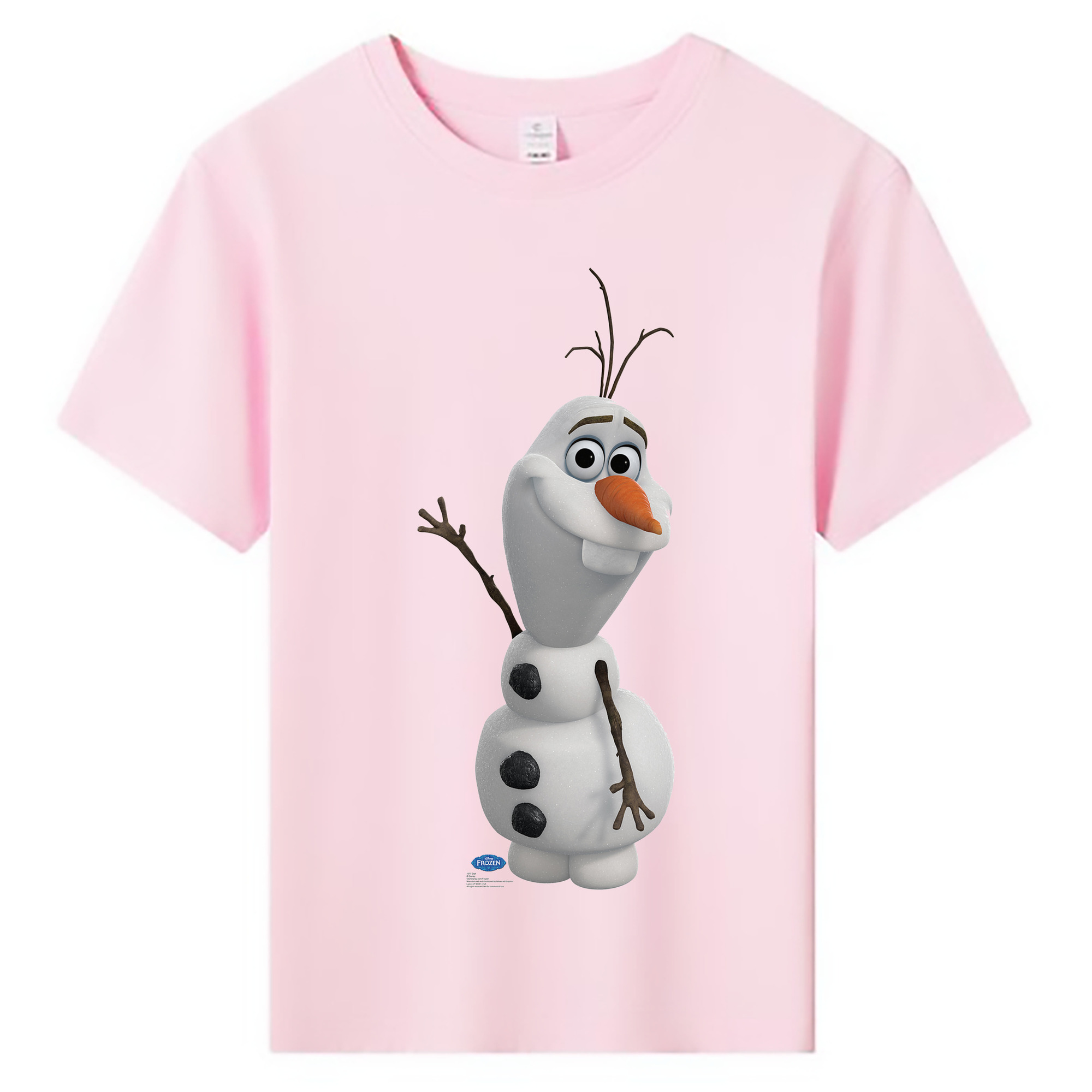 （画像用） アナと雪の女王 アンナ エルサ Frozen Anna Elsa 綿100％キッズTシャツ（フロントプリント）