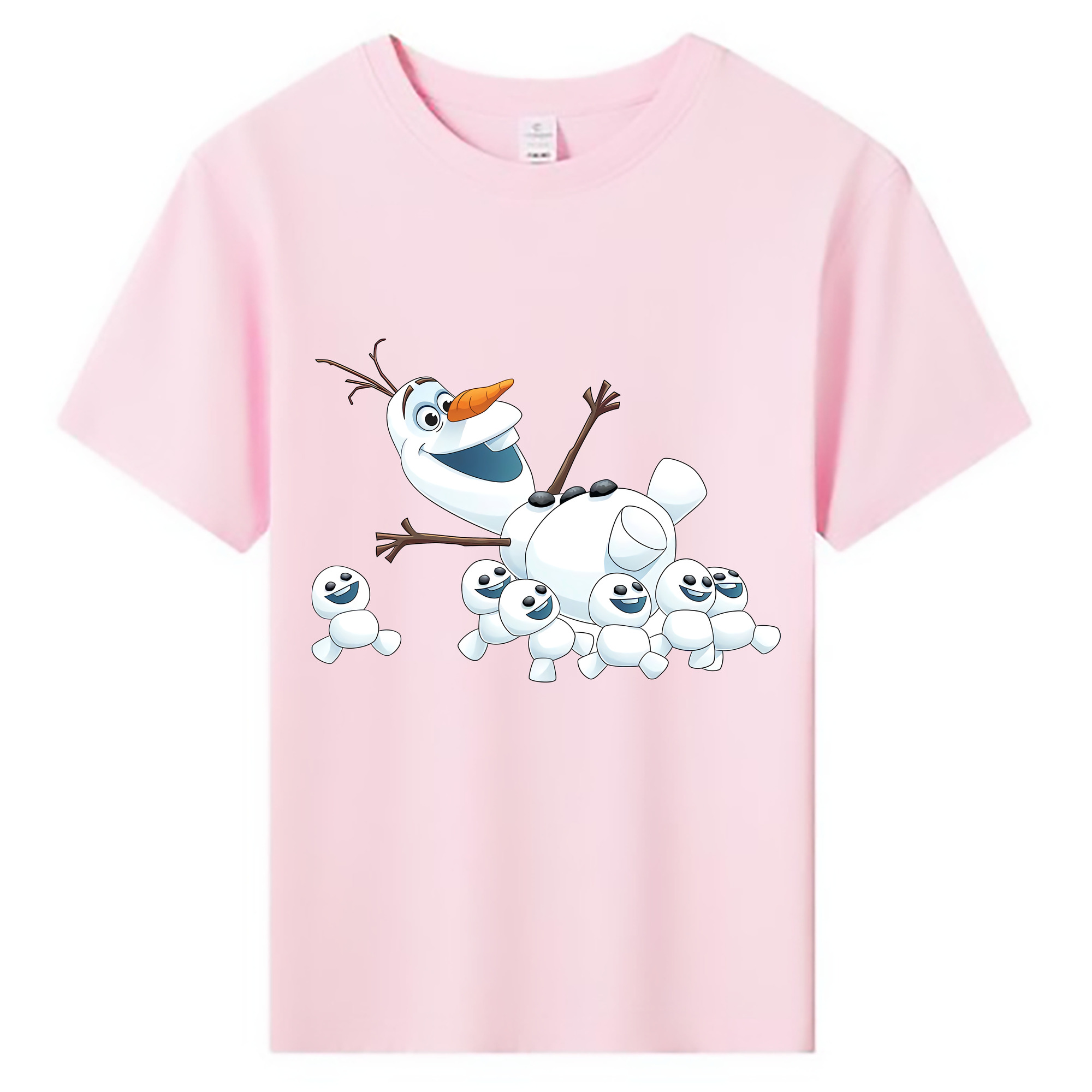 （画像用） アナと雪の女王 アンナ エルサ Frozen Anna Elsa 綿100％キッズTシャツ（フロントプリント）