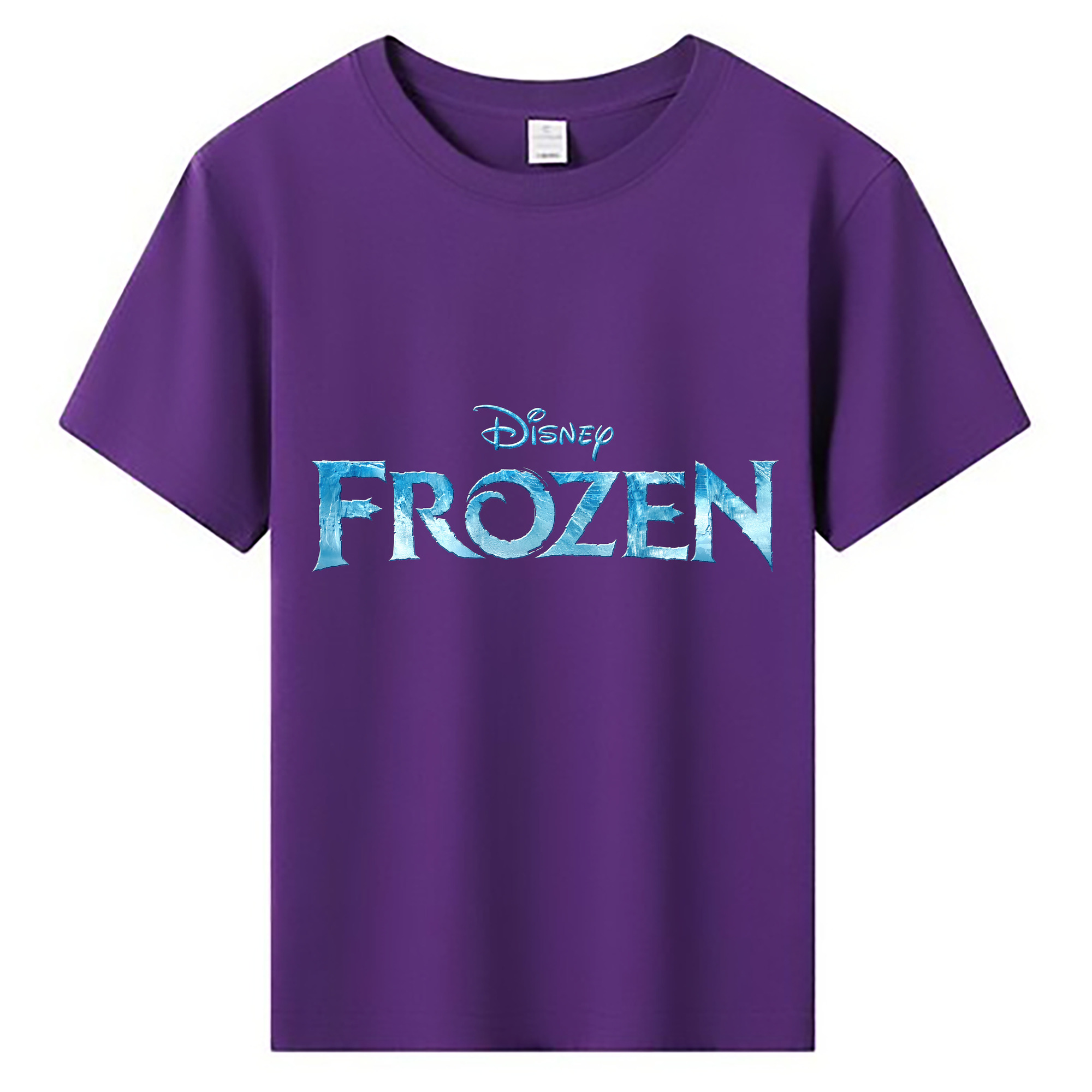 （画像用） アナと雪の女王 アンナ エルサ Frozen Anna Elsa 綿100％キッズTシャツ（フロントプリント）