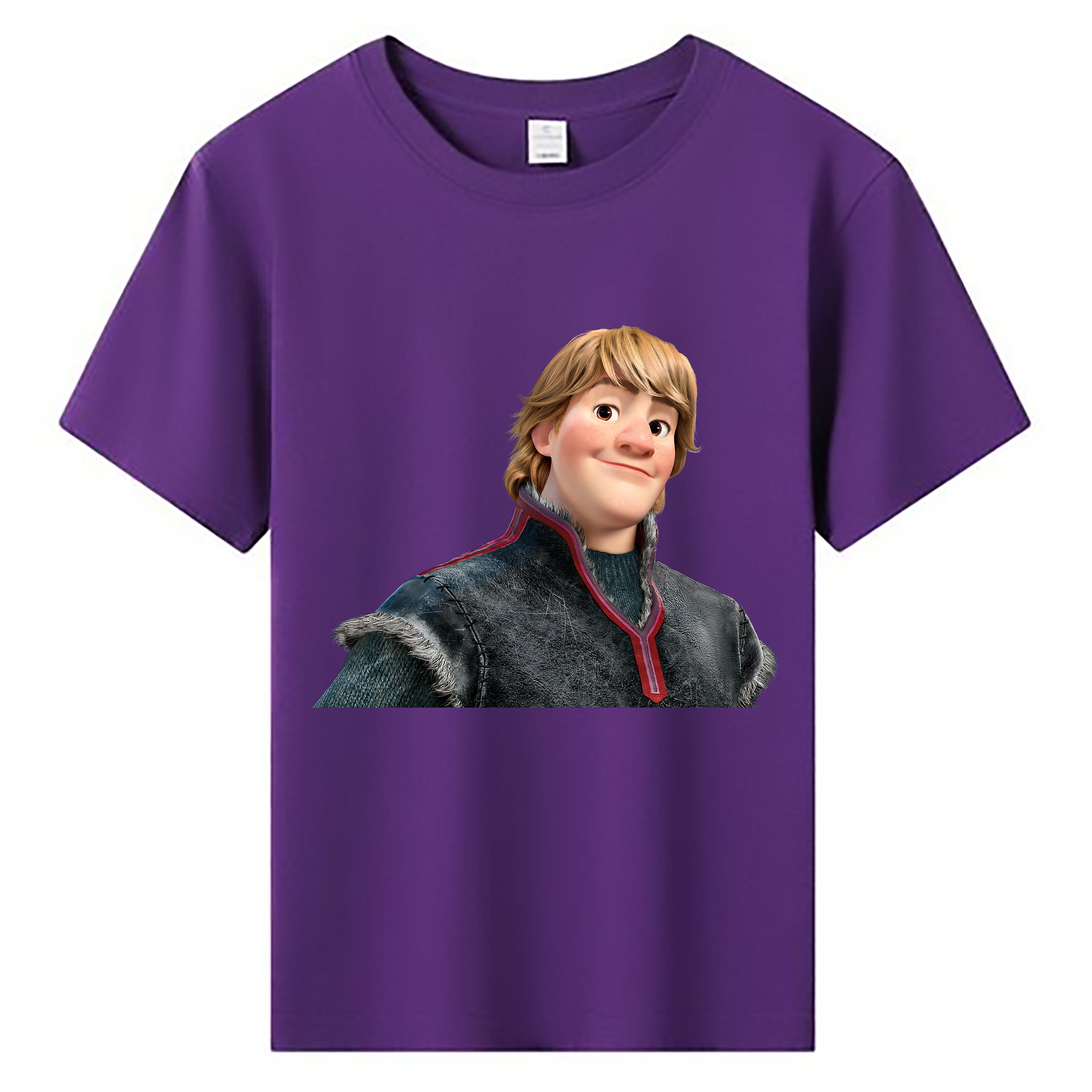 （画像用） アナと雪の女王 アンナ エルサ Frozen Anna Elsa 綿100％キッズTシャツ（フロントプリント）