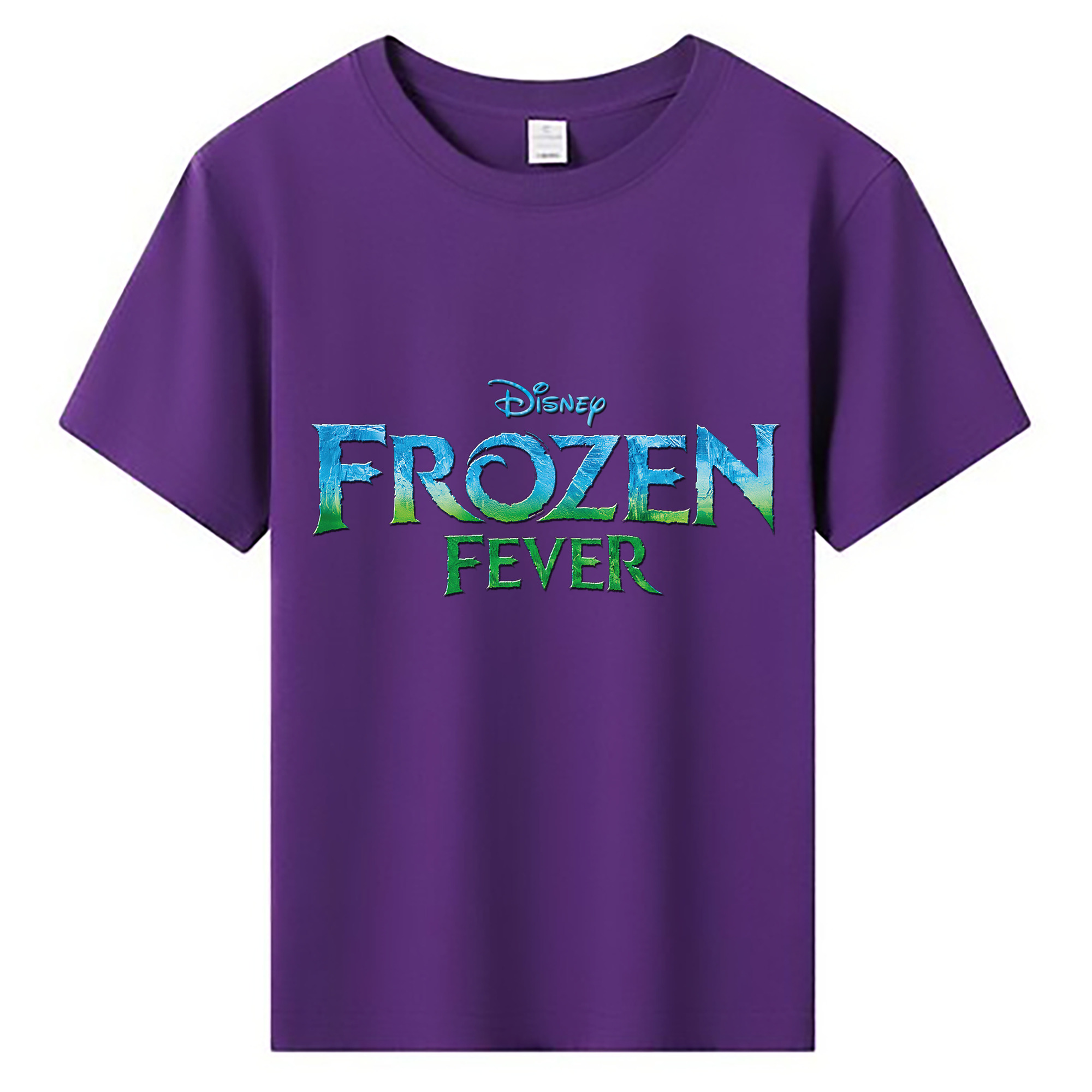 （画像用） アナと雪の女王 アンナ エルサ Frozen Anna Elsa 綿100％キッズTシャツ（フロントプリント）