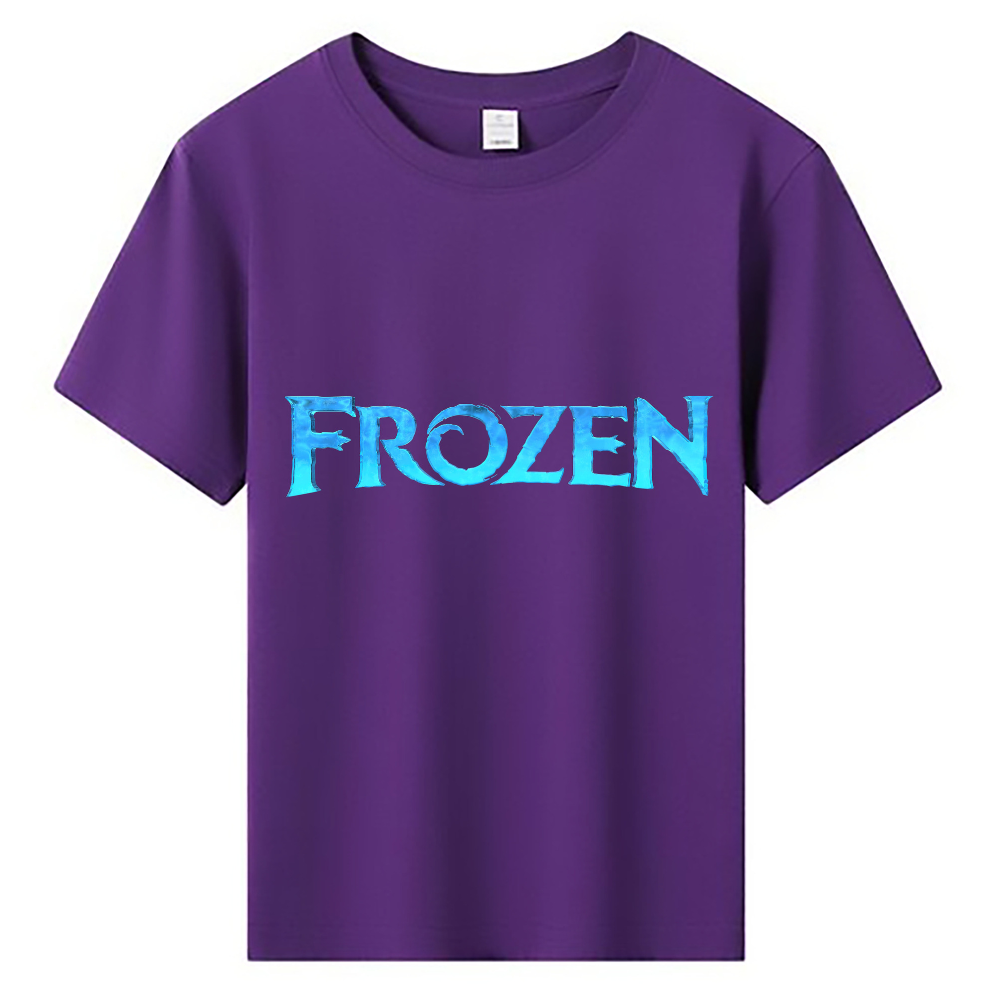 （画像用） アナと雪の女王 アンナ エルサ Frozen Anna Elsa 綿100％キッズTシャツ（フロントプリント）