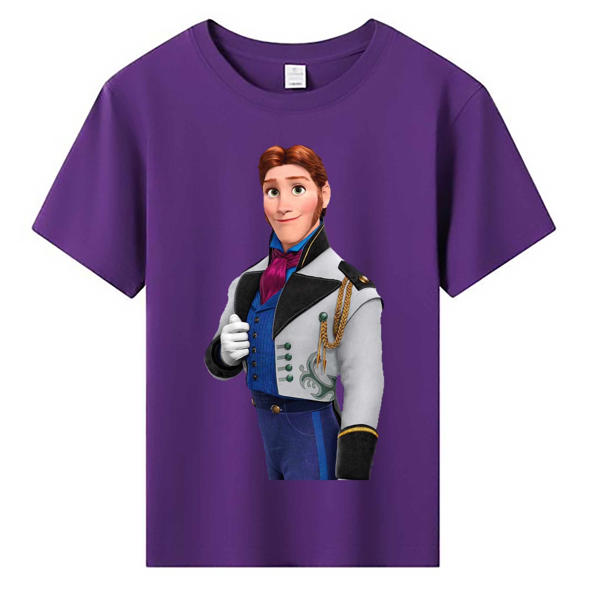（画像用） アナと雪の女王 アンナ エルサ Frozen Anna Elsa 綿100％キッズTシャツ（フロントプリント）