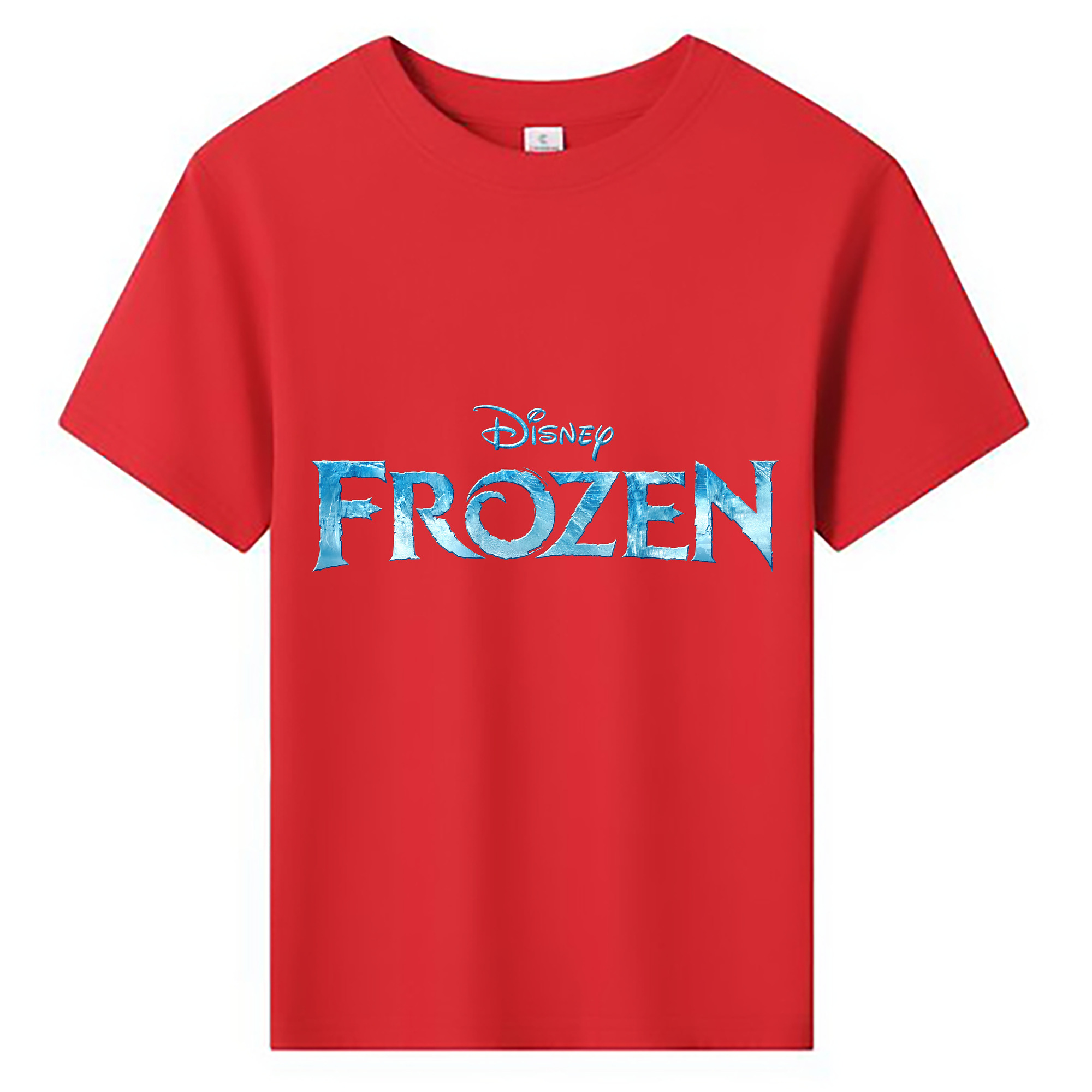 （画像用） アナと雪の女王 アンナ エルサ Frozen Anna Elsa 綿100％キッズTシャツ（フロントプリント）