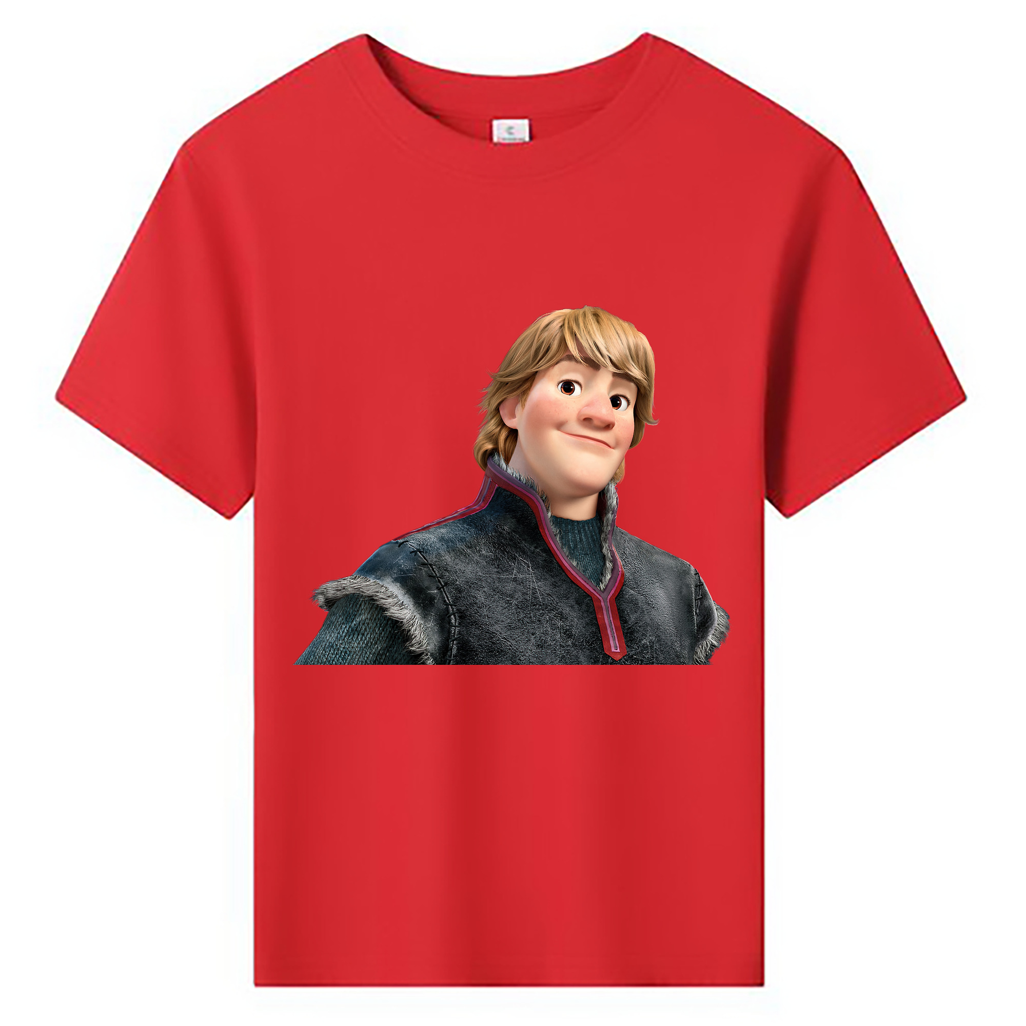 （画像用） アナと雪の女王 アンナ エルサ Frozen Anna Elsa 綿100％キッズTシャツ（フロントプリント）