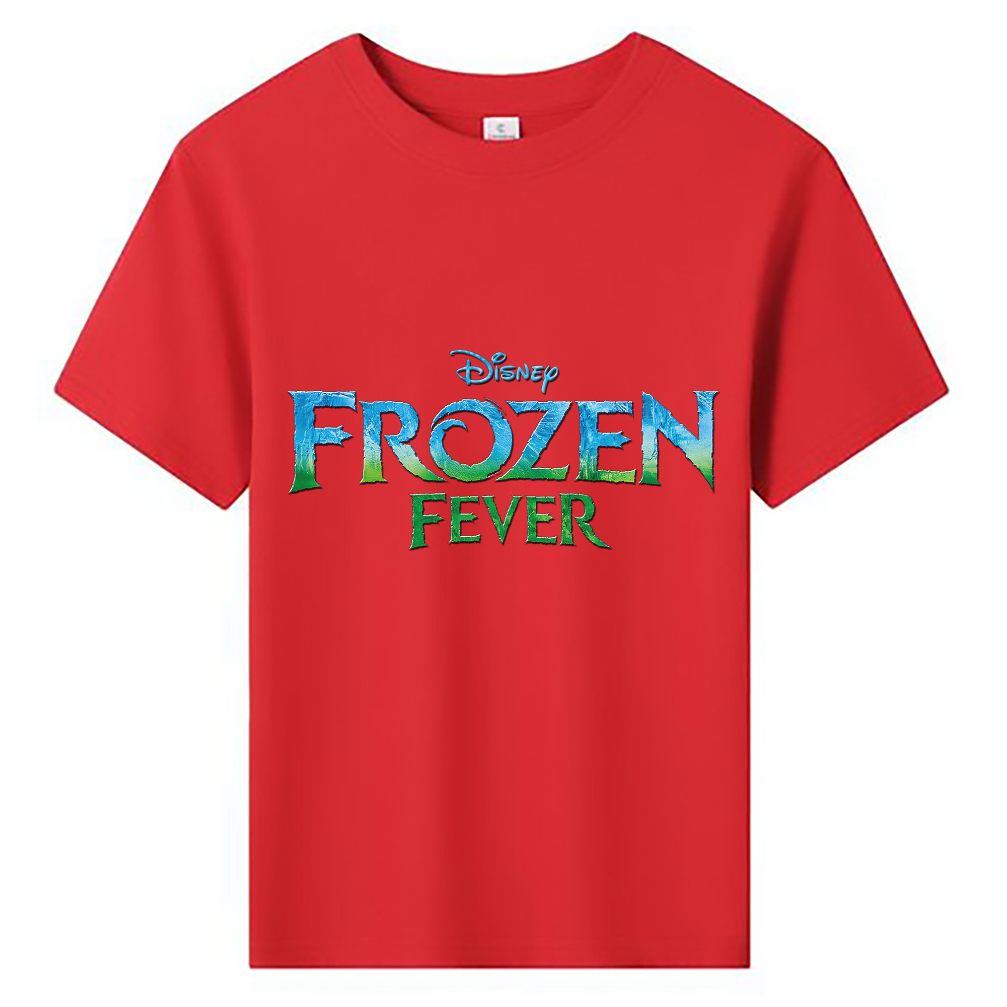 （画像用） アナと雪の女王 アンナ エルサ Frozen Anna Elsa 綿100％キッズTシャツ（フロントプリント）