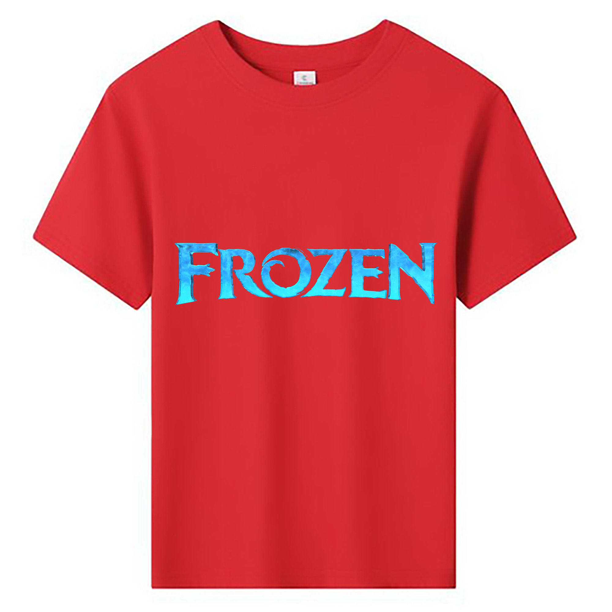 （画像用） アナと雪の女王 アンナ エルサ Frozen Anna Elsa 綿100％キッズTシャツ（フロントプリント）