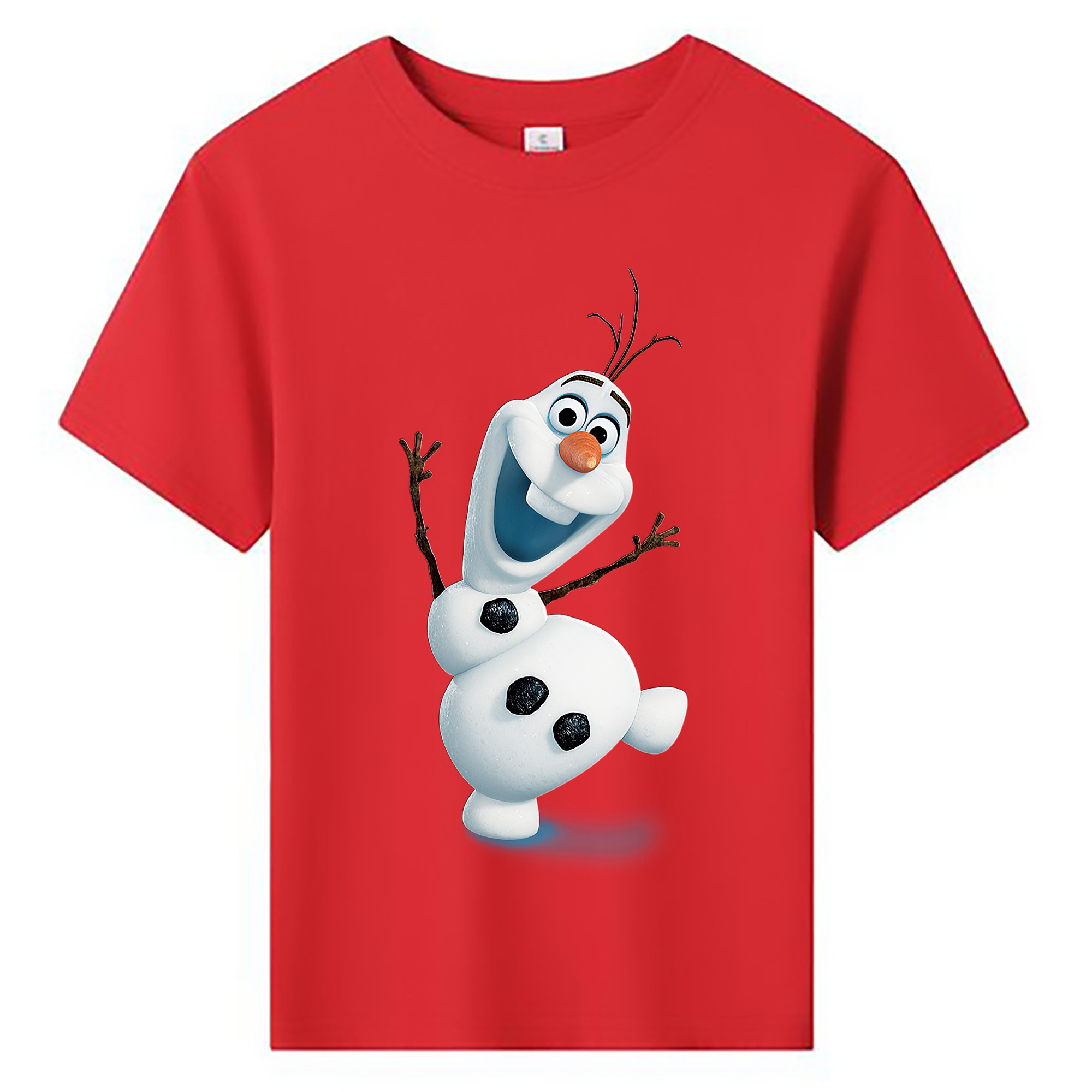 （画像用） アナと雪の女王 アンナ エルサ Frozen Anna Elsa 綿100％キッズTシャツ（フロントプリント）