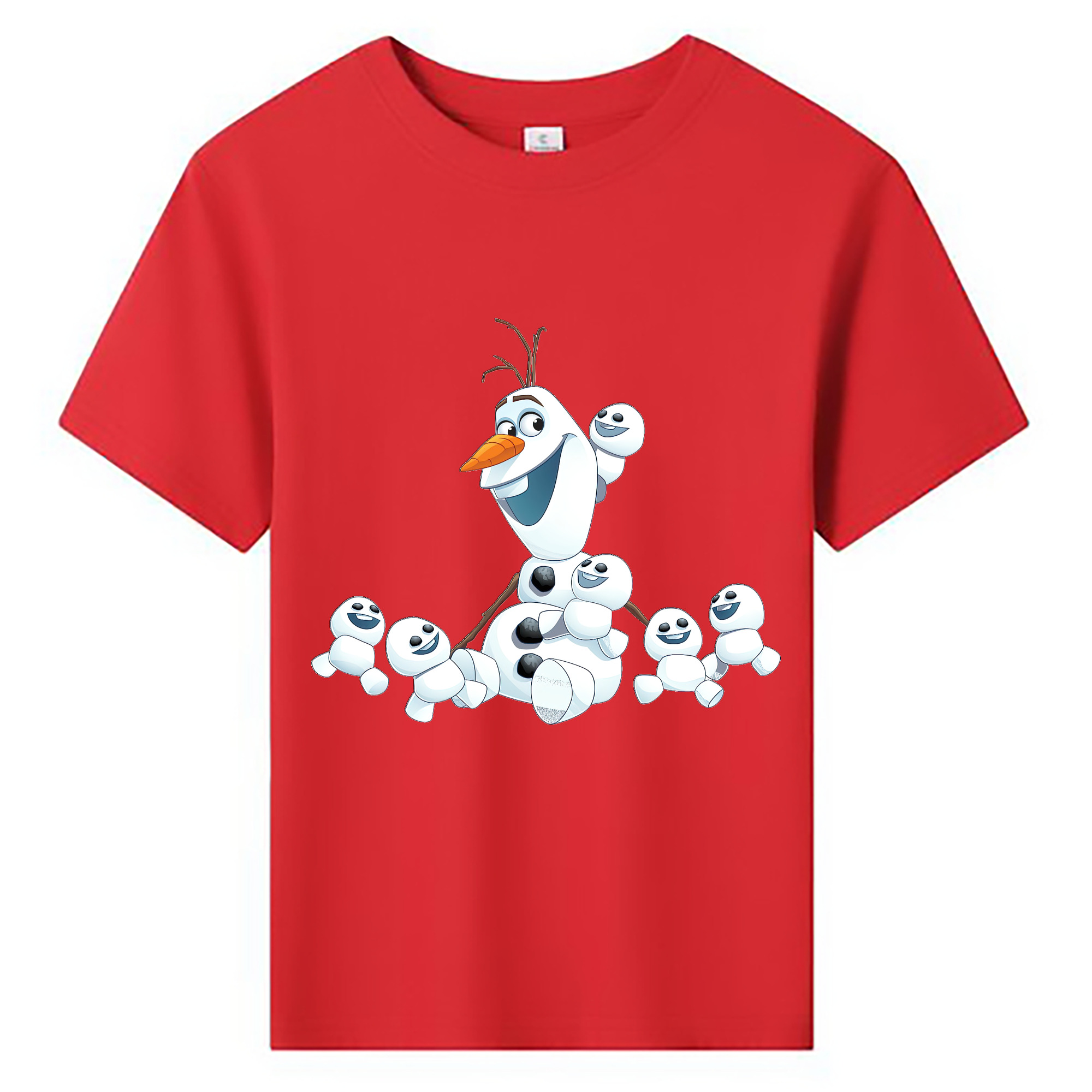 （画像用） アナと雪の女王 アンナ エルサ Frozen Anna Elsa 綿100％キッズTシャツ（フロントプリント）