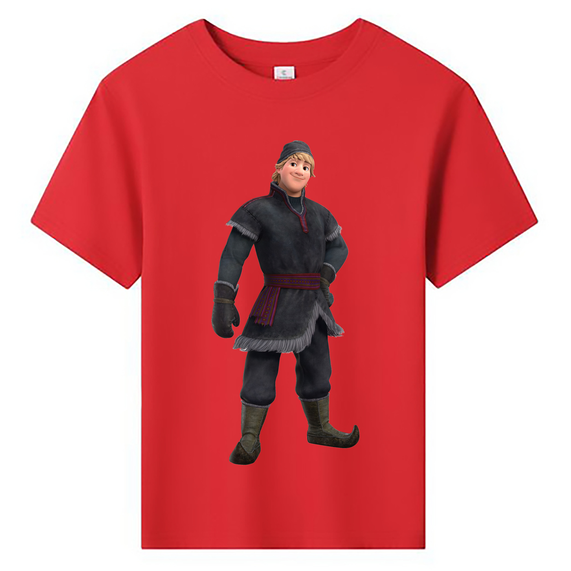 （画像用） アナと雪の女王 アンナ エルサ Frozen Anna Elsa 綿100％キッズTシャツ（フロントプリント）