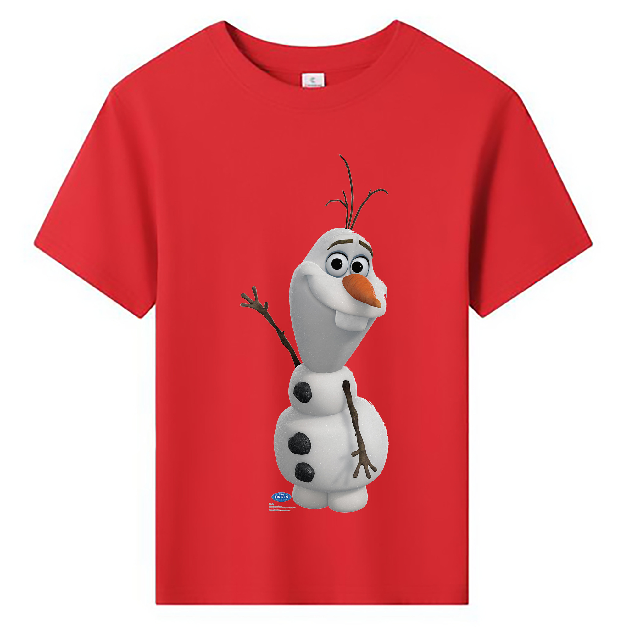 （画像用） アナと雪の女王 アンナ エルサ Frozen Anna Elsa 綿100％キッズTシャツ（フロントプリント）