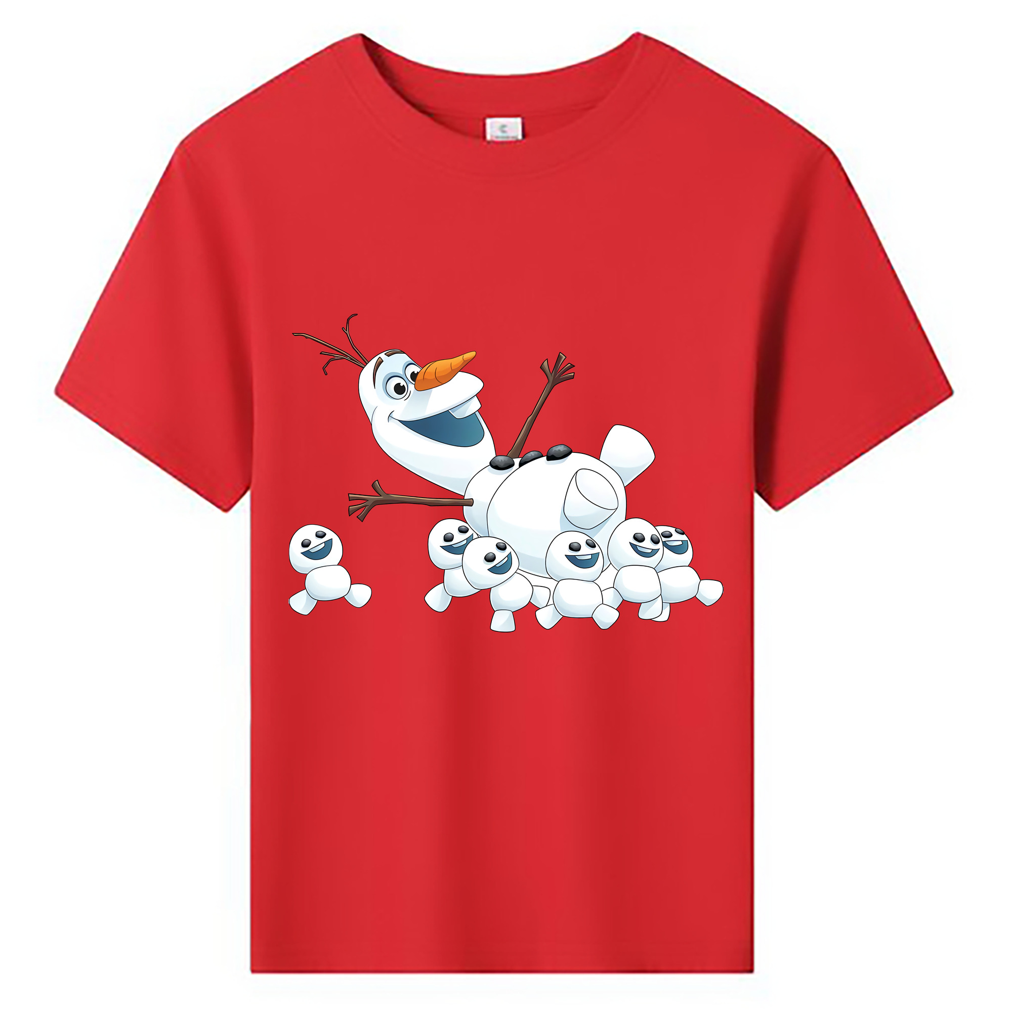 （画像用） アナと雪の女王 アンナ エルサ Frozen Anna Elsa 綿100％キッズTシャツ（フロントプリント）