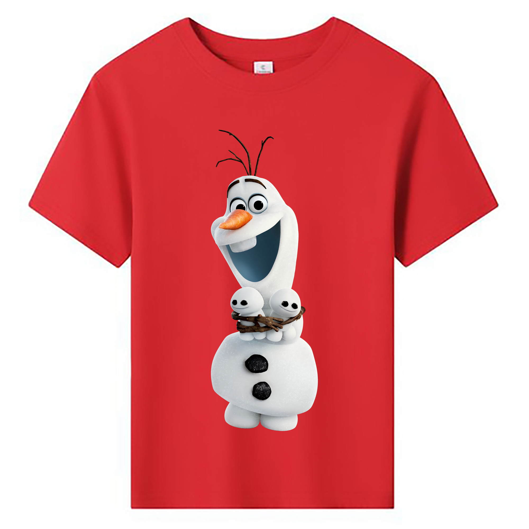 （画像用） アナと雪の女王 アンナ エルサ Frozen Anna Elsa 綿100％キッズTシャツ（フロントプリント）