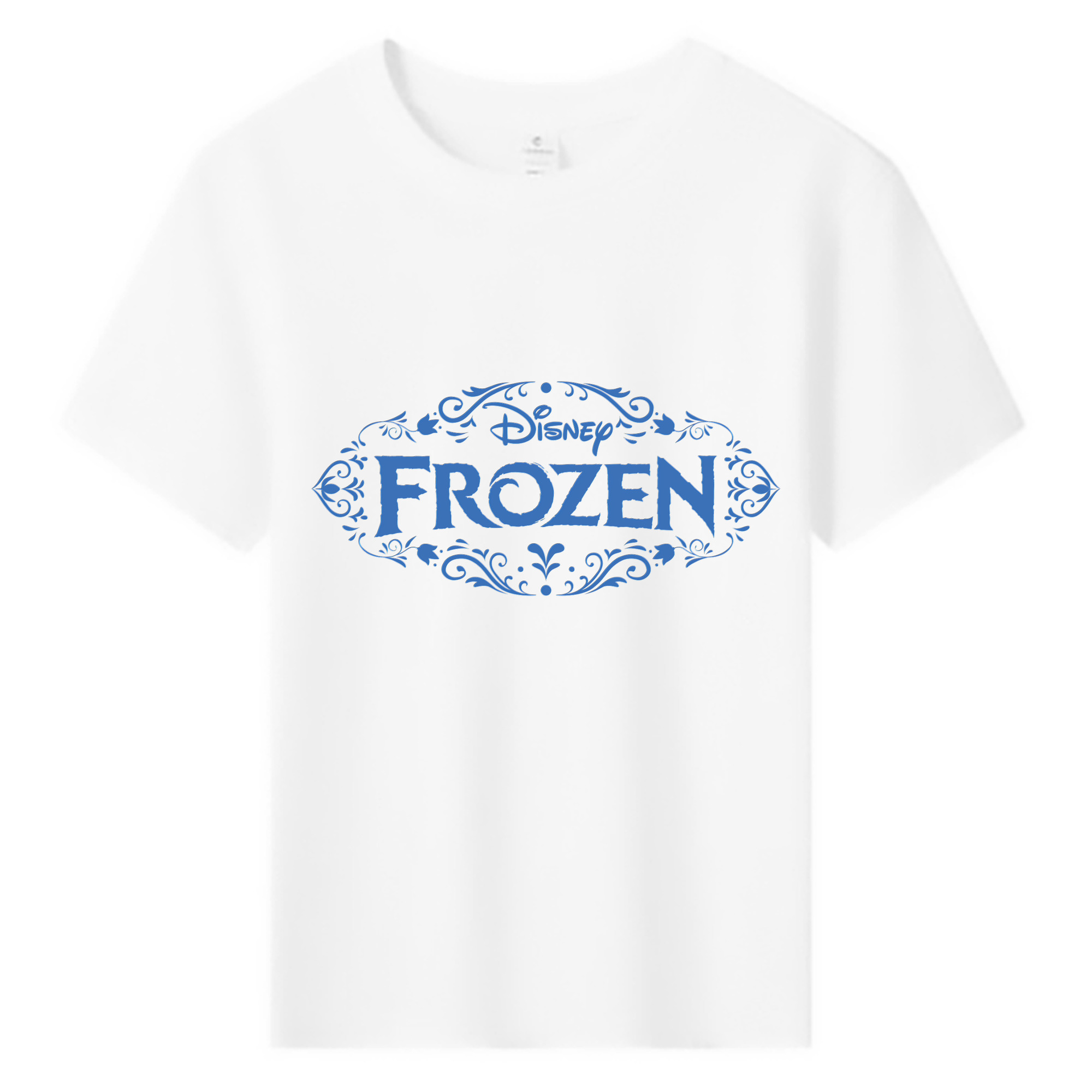 （画像用） アナと雪の女王 アンナ エルサ Frozen Anna Elsa 綿100％キッズTシャツ（フロントプリント）
