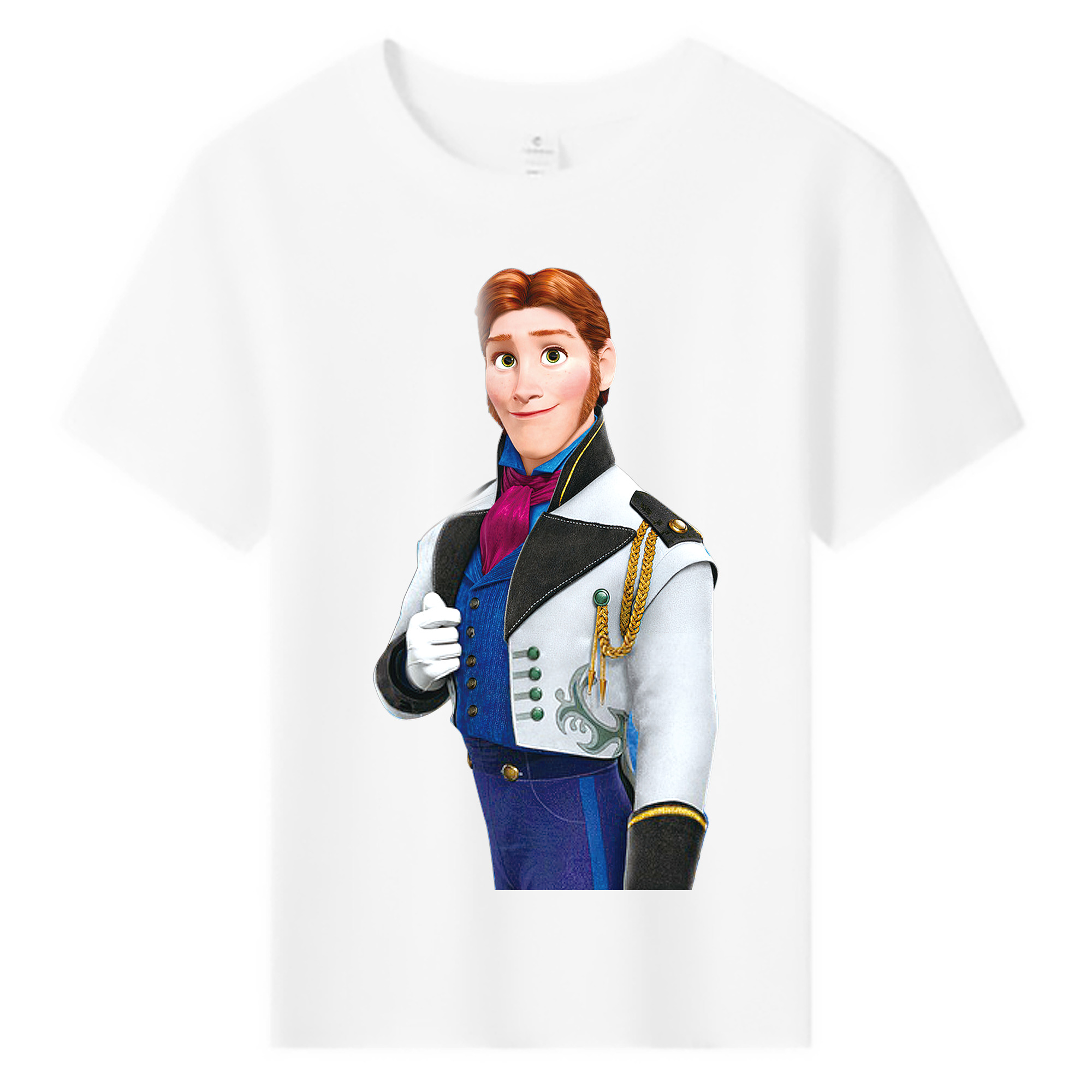 （画像用） アナと雪の女王 アンナ エルサ Frozen Anna Elsa 綿100％キッズTシャツ（フロントプリント）