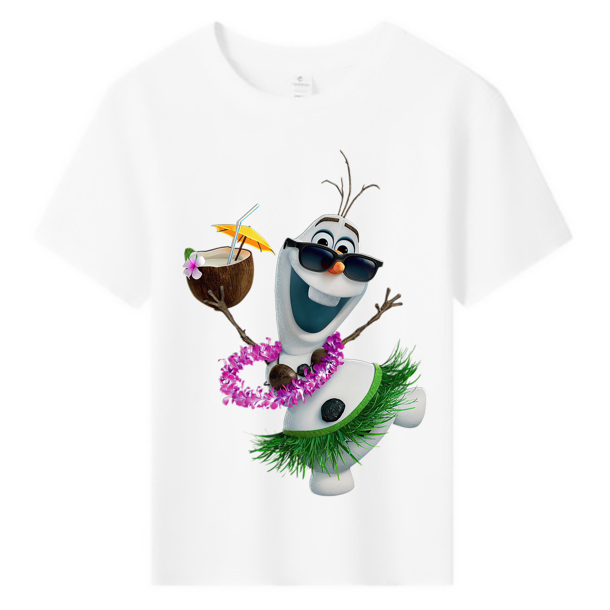 （画像用） アナと雪の女王 アンナ エルサ Frozen Anna Elsa 綿100％キッズTシャツ（フロントプリント）