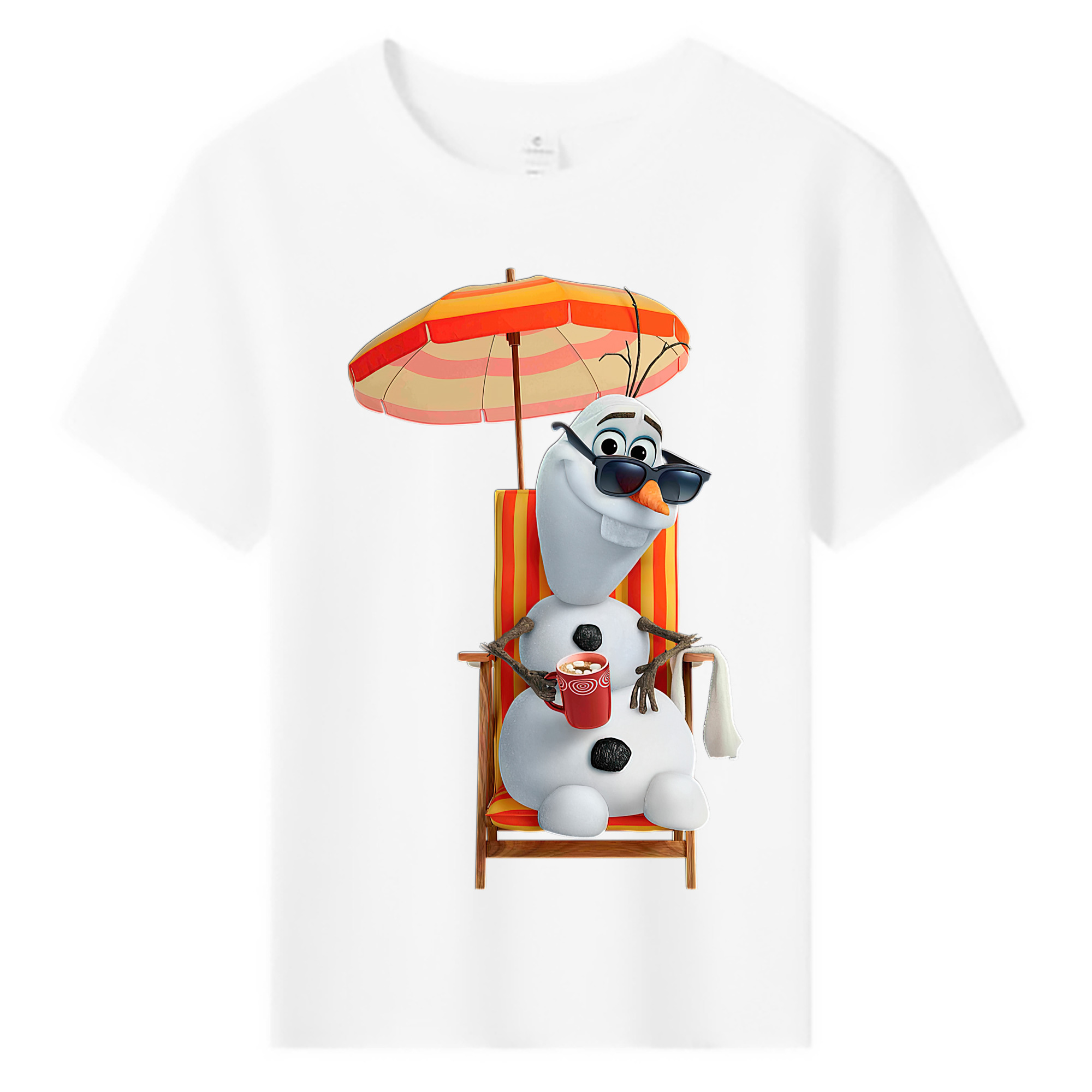 （画像用） アナと雪の女王 アンナ エルサ Frozen Anna Elsa 綿100％キッズTシャツ（フロントプリント）