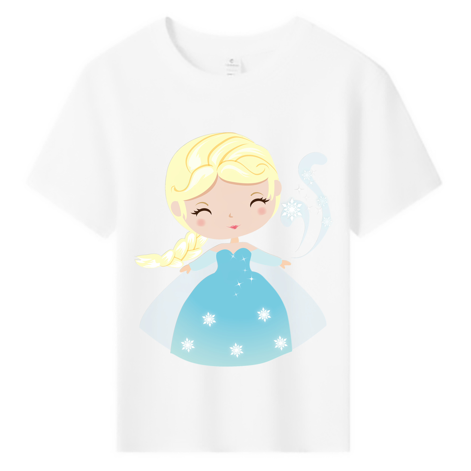 （画像用） アナと雪の女王 アンナ エルサ Frozen Anna Elsa 綿100％キッズTシャツ（フロントプリント）