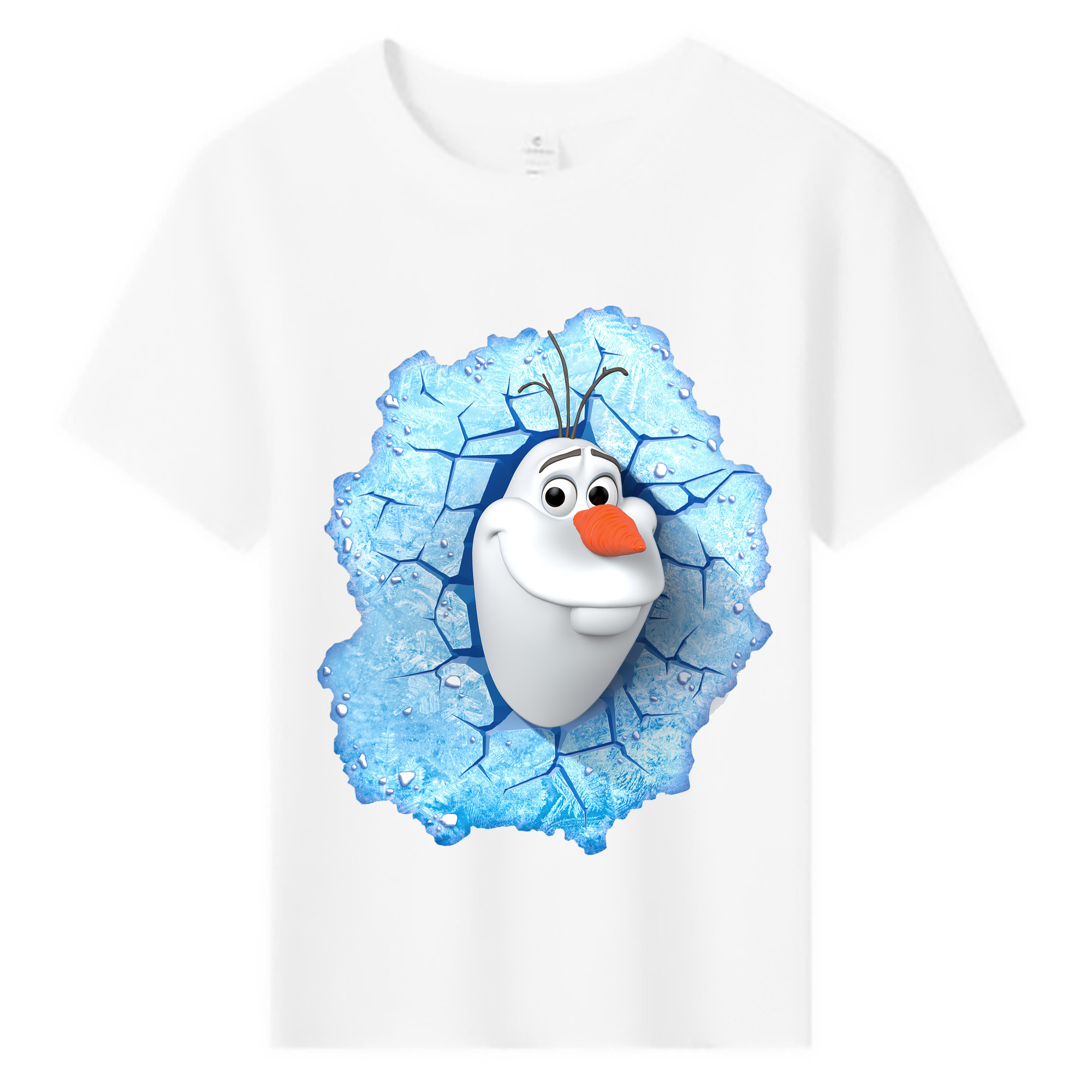 （画像用） アナと雪の女王 アンナ エルサ Frozen Anna Elsa 綿100％キッズTシャツ（フロントプリント）