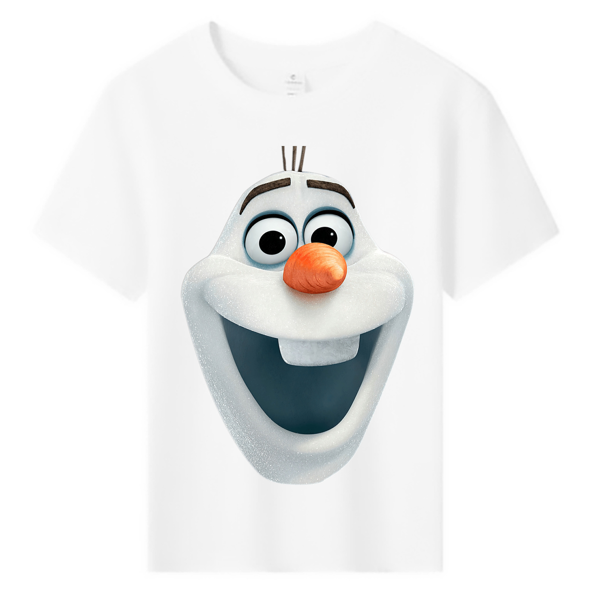 （画像用） アナと雪の女王 アンナ エルサ Frozen Anna Elsa 綿100％キッズTシャツ（フロントプリント）