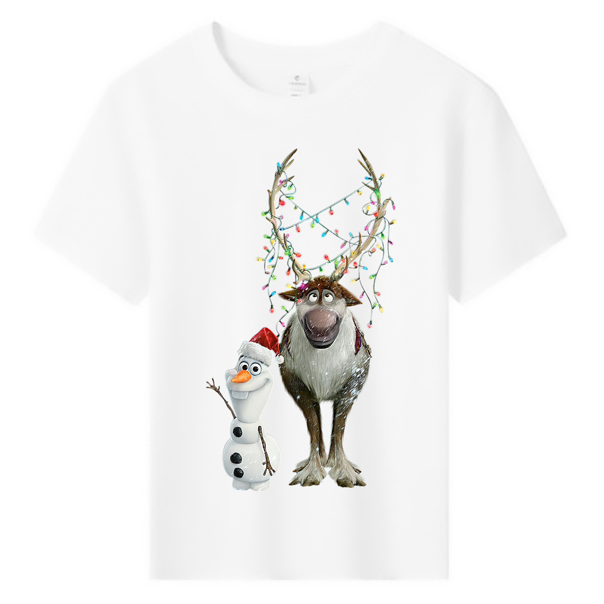 （画像用） アナと雪の女王 アンナ エルサ Frozen Anna Elsa 綿100％キッズTシャツ（フロントプリント）