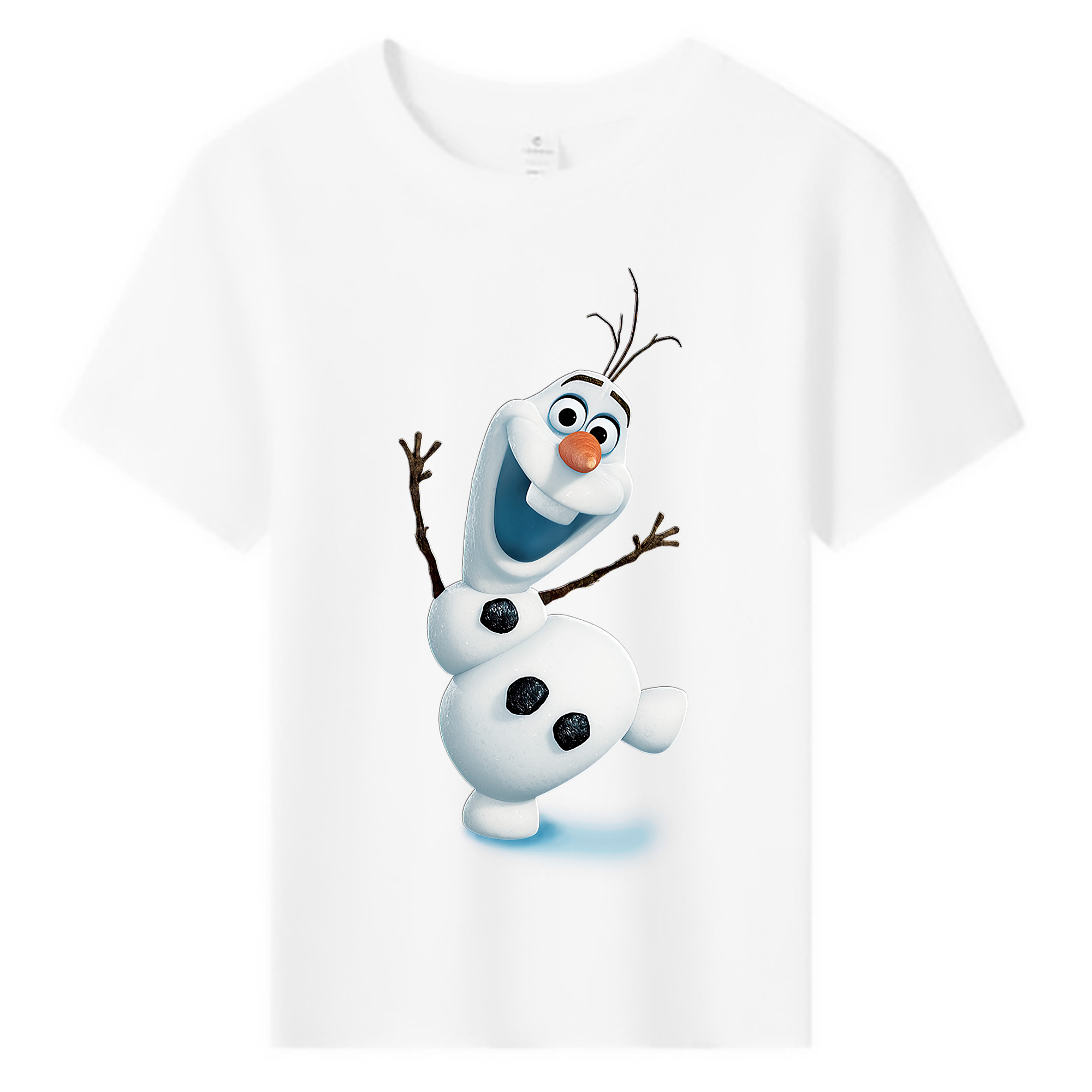 （画像用） アナと雪の女王 アンナ エルサ Frozen Anna Elsa 綿100％キッズTシャツ（フロントプリント）