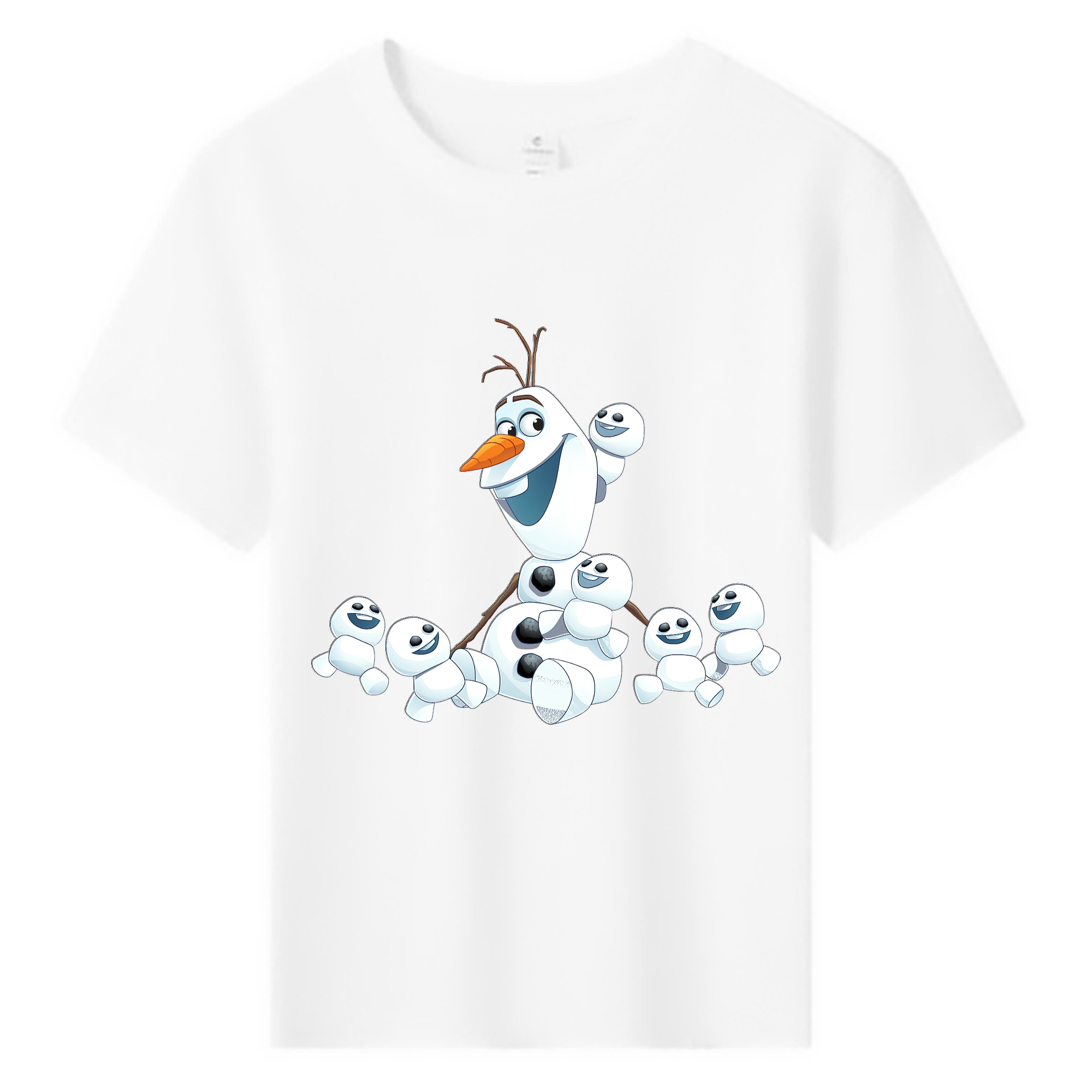 （画像用） アナと雪の女王 アンナ エルサ Frozen Anna Elsa 綿100％キッズTシャツ（フロントプリント）