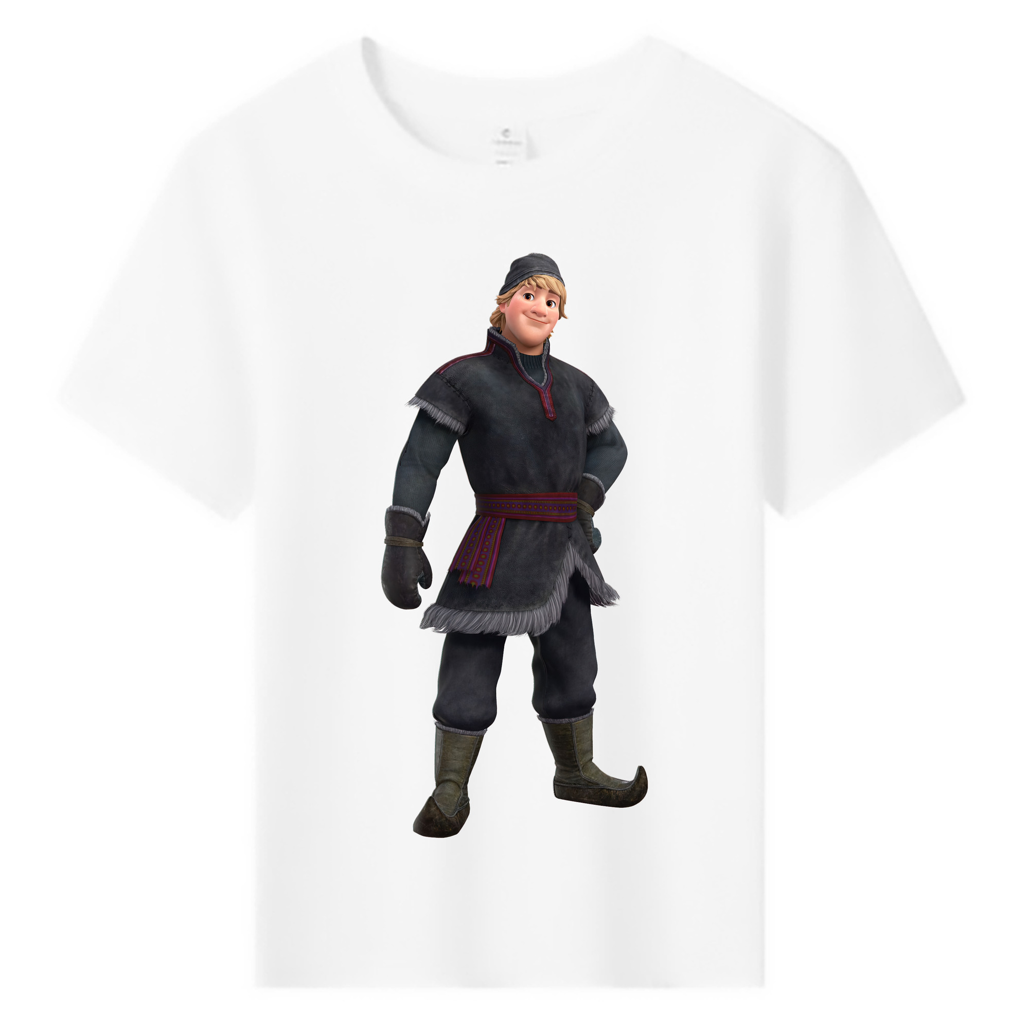 （画像用） アナと雪の女王 アンナ エルサ Frozen Anna Elsa 綿100％キッズTシャツ（フロントプリント）