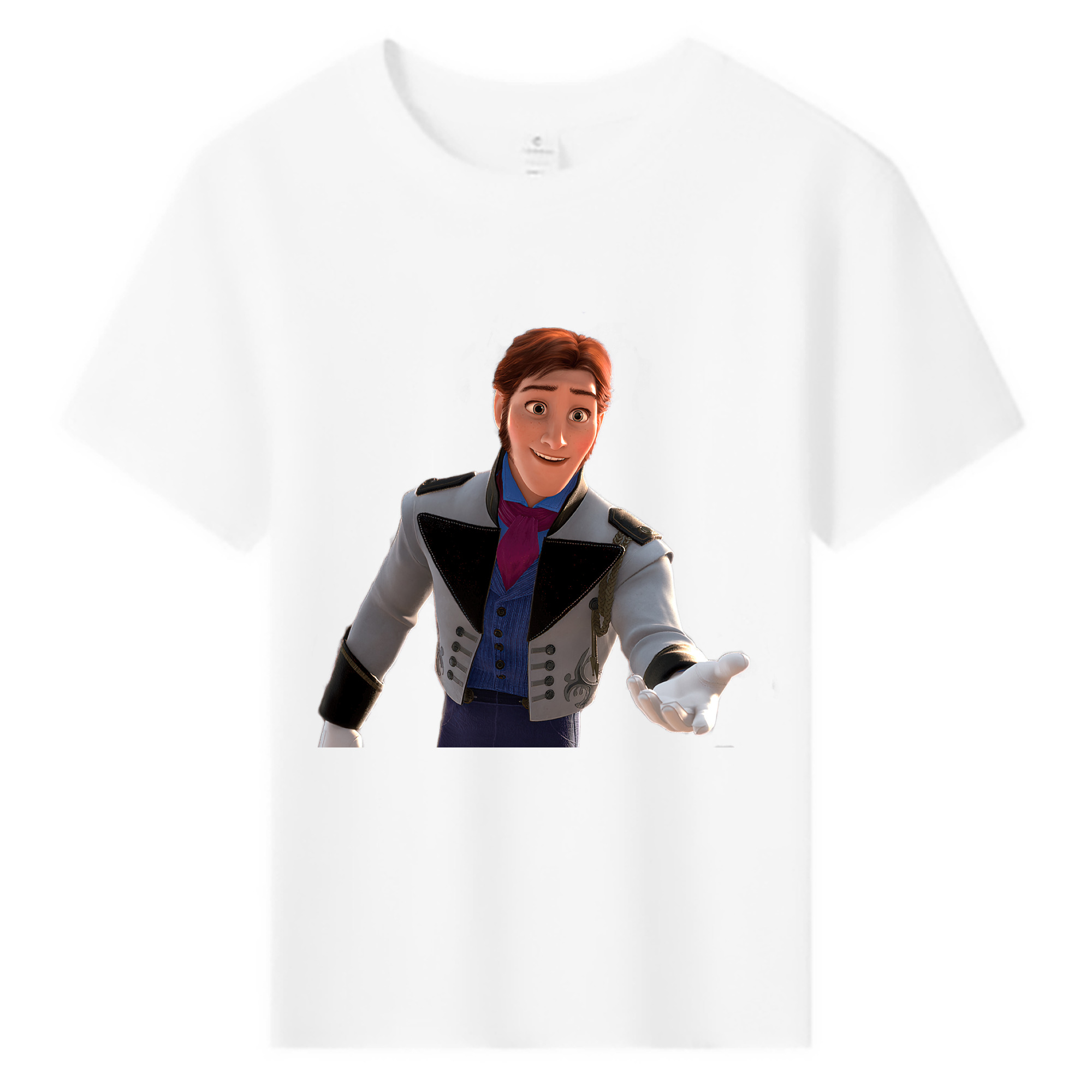 （画像用） アナと雪の女王 アンナ エルサ Frozen Anna Elsa 綿100％キッズTシャツ（フロントプリント）