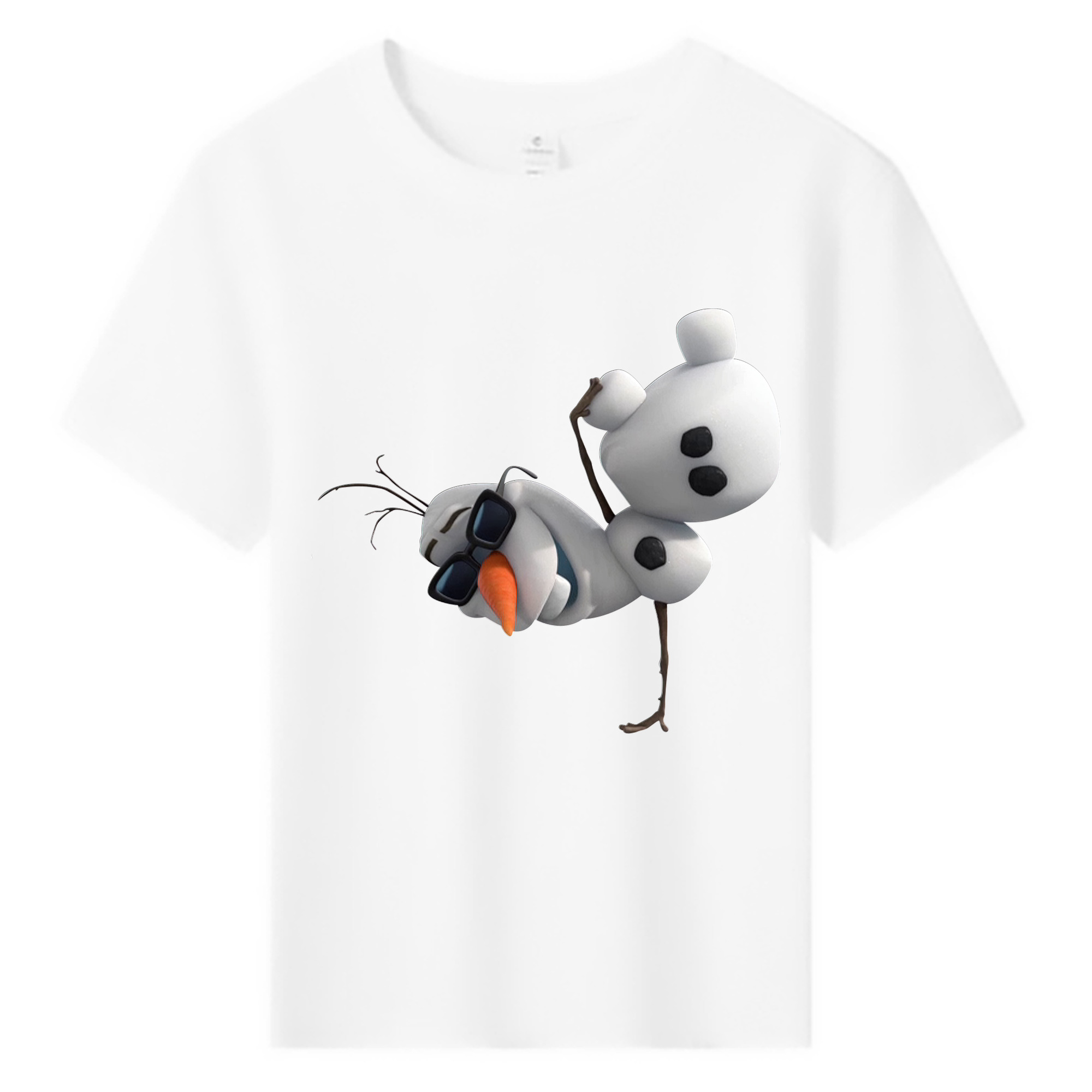 （画像用） アナと雪の女王 アンナ エルサ Frozen Anna Elsa 綿100％キッズTシャツ（フロントプリント）
