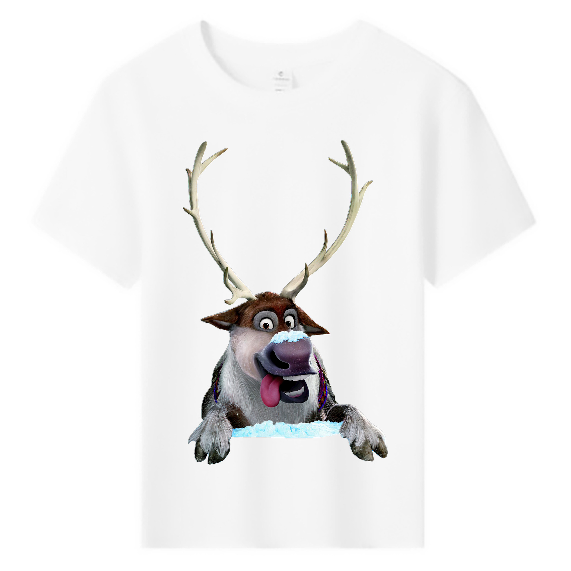 （画像用） アナと雪の女王 アンナ エルサ Frozen Anna Elsa 綿100％キッズTシャツ（フロントプリント）