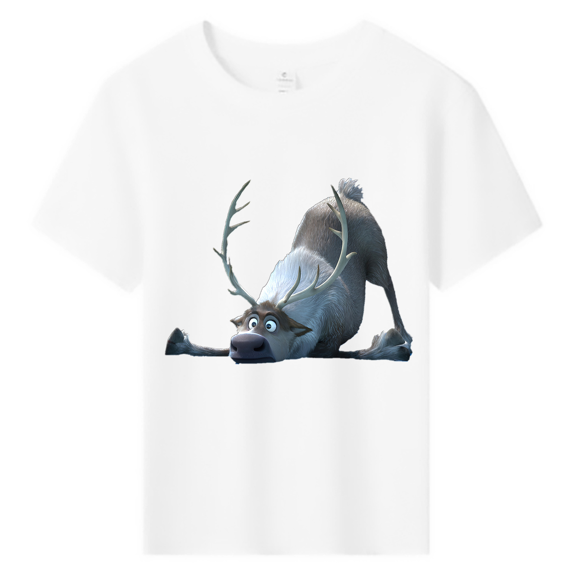 （画像用） アナと雪の女王 アンナ エルサ Frozen Anna Elsa 綿100％キッズTシャツ（フロントプリント）