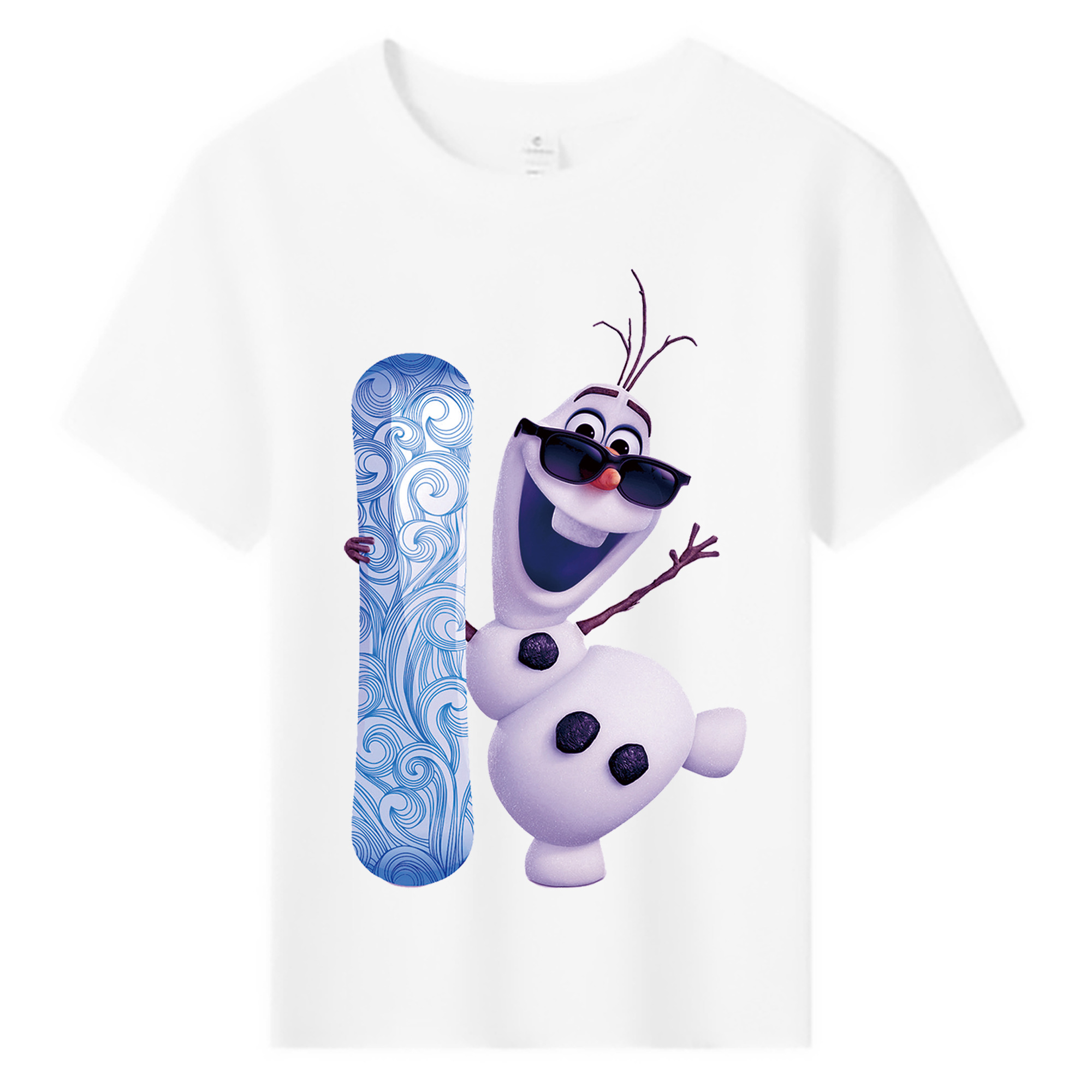 （画像用） アナと雪の女王 アンナ エルサ Frozen Anna Elsa 綿100％キッズTシャツ（フロントプリント）
