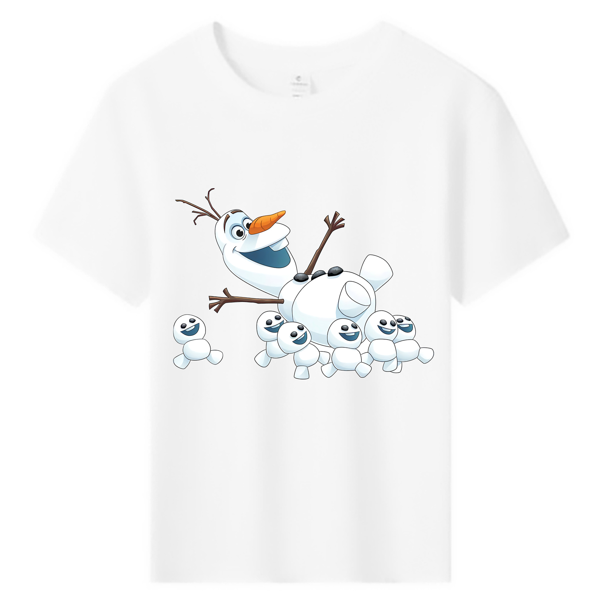 （画像用） アナと雪の女王 アンナ エルサ Frozen Anna Elsa 綿100％キッズTシャツ（フロントプリント）