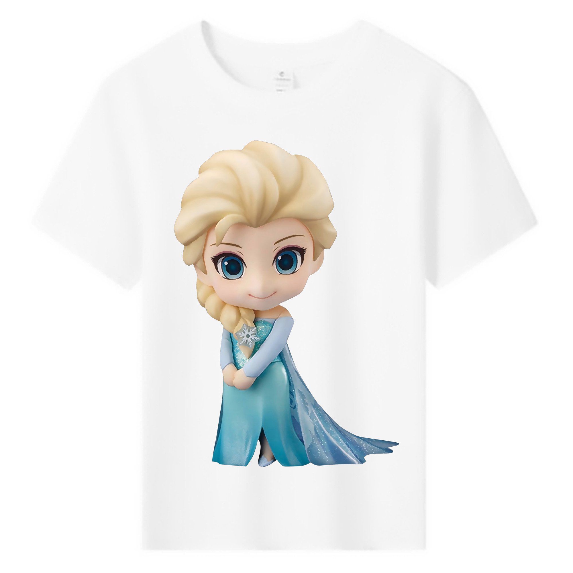 （画像用） アナと雪の女王 アンナ エルサ Frozen Anna Elsa 綿100％キッズTシャツ（フロントプリント）