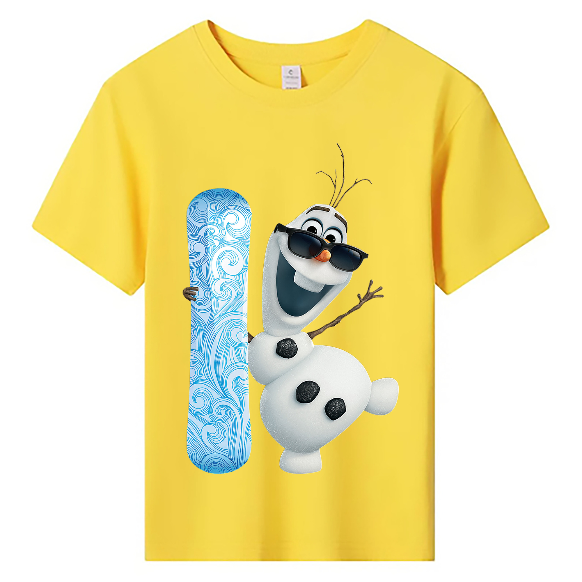 （画像用） アナと雪の女王 アンナ エルサ Frozen Anna Elsa 綿100％キッズTシャツ（フロントプリント）